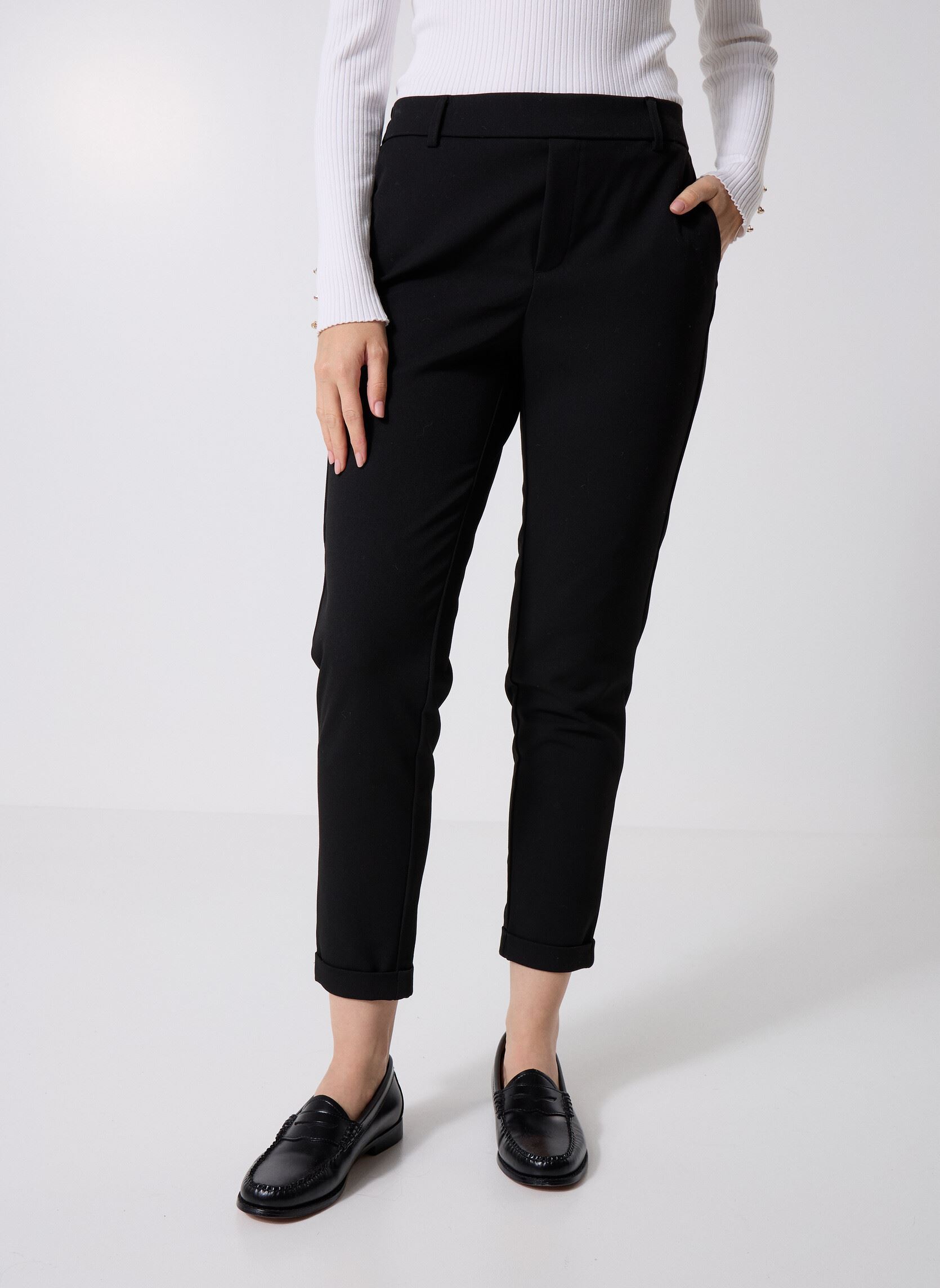 Pantalon Vero Moda VMMAYA MW LOOSE SOLID PANT NOOS EU - vue 2