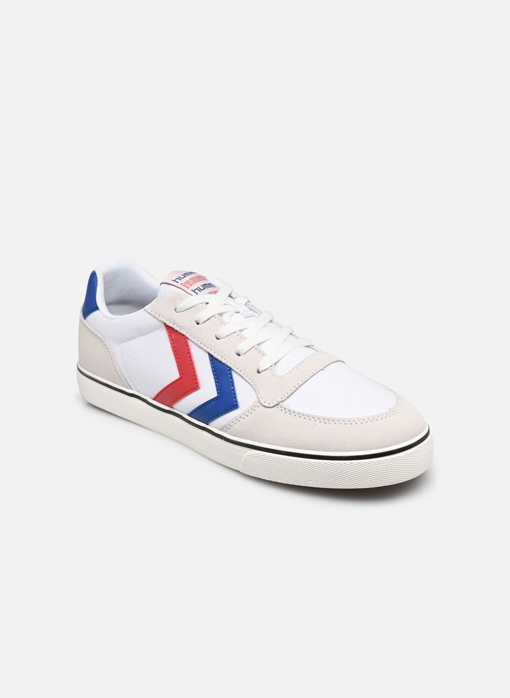 Niedrige Sneaker Stadil Lx-E Canvas herren weiß Hummel Niedrige Sneaker Stadil Lx-E Canvas herren weiß White/blue/red