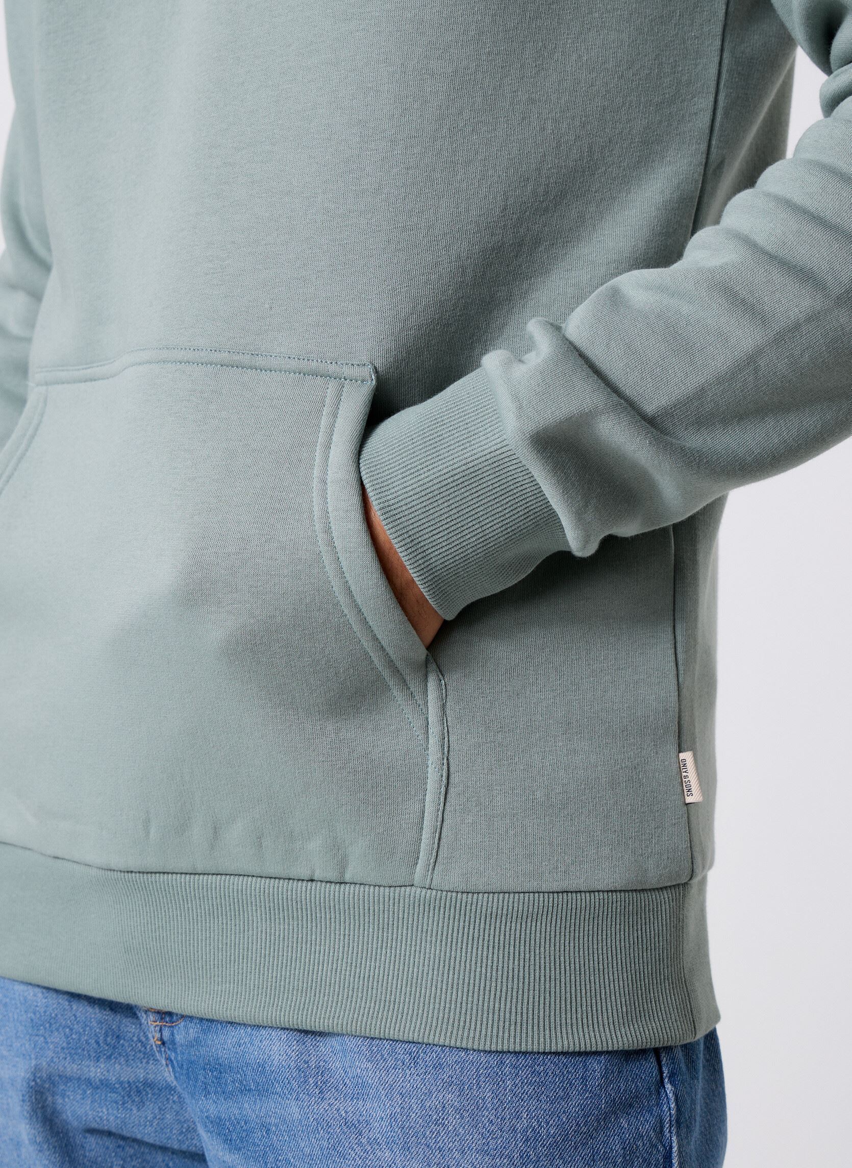 Kapuzenpullover ONSCERES HOODIE SWEAT NOOS herren grün Only & Sons Kapuzenpullover ONSCERES HOODIE SWEAT NOOS herren grün CHINOIS GREEN