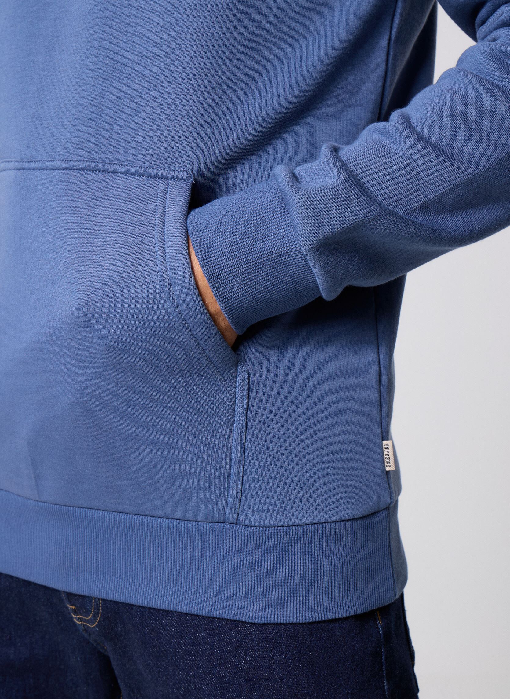 Sweats à capuche ONSCERES HOODIE SWEAT NOOS homme bleu Only & Sons Sweats à capuche ONSCERES HOODIE SWEAT NOOS homme bleu VINTAGE INDIGO