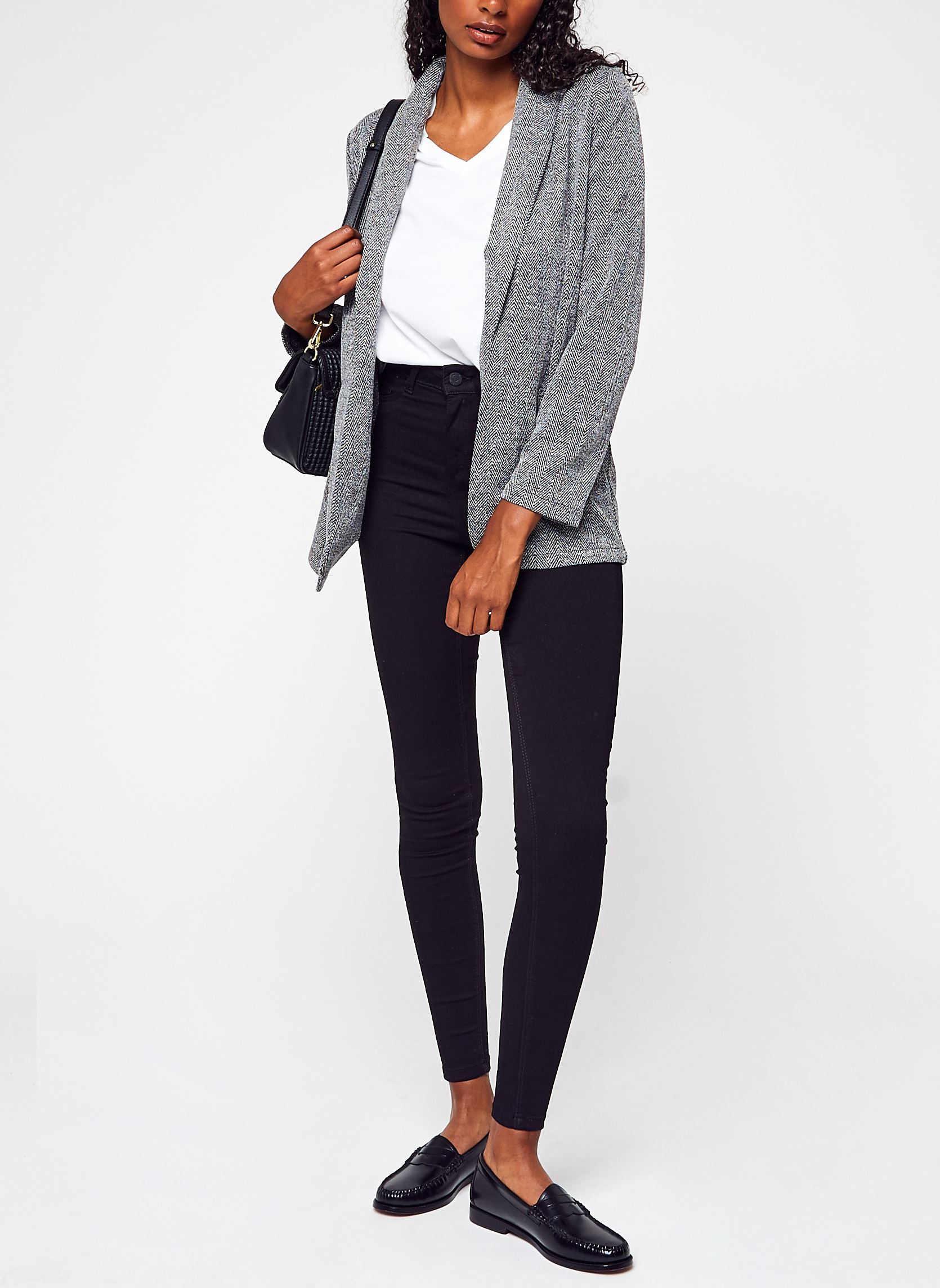 Jeans slim et skinny Nmcallie Hw Skinny Black Jeans Noos femme noir Noisy May Jeans slim et skinny Nmcallie Hw Skinny Black Jeans Noos femme noir Black Denim