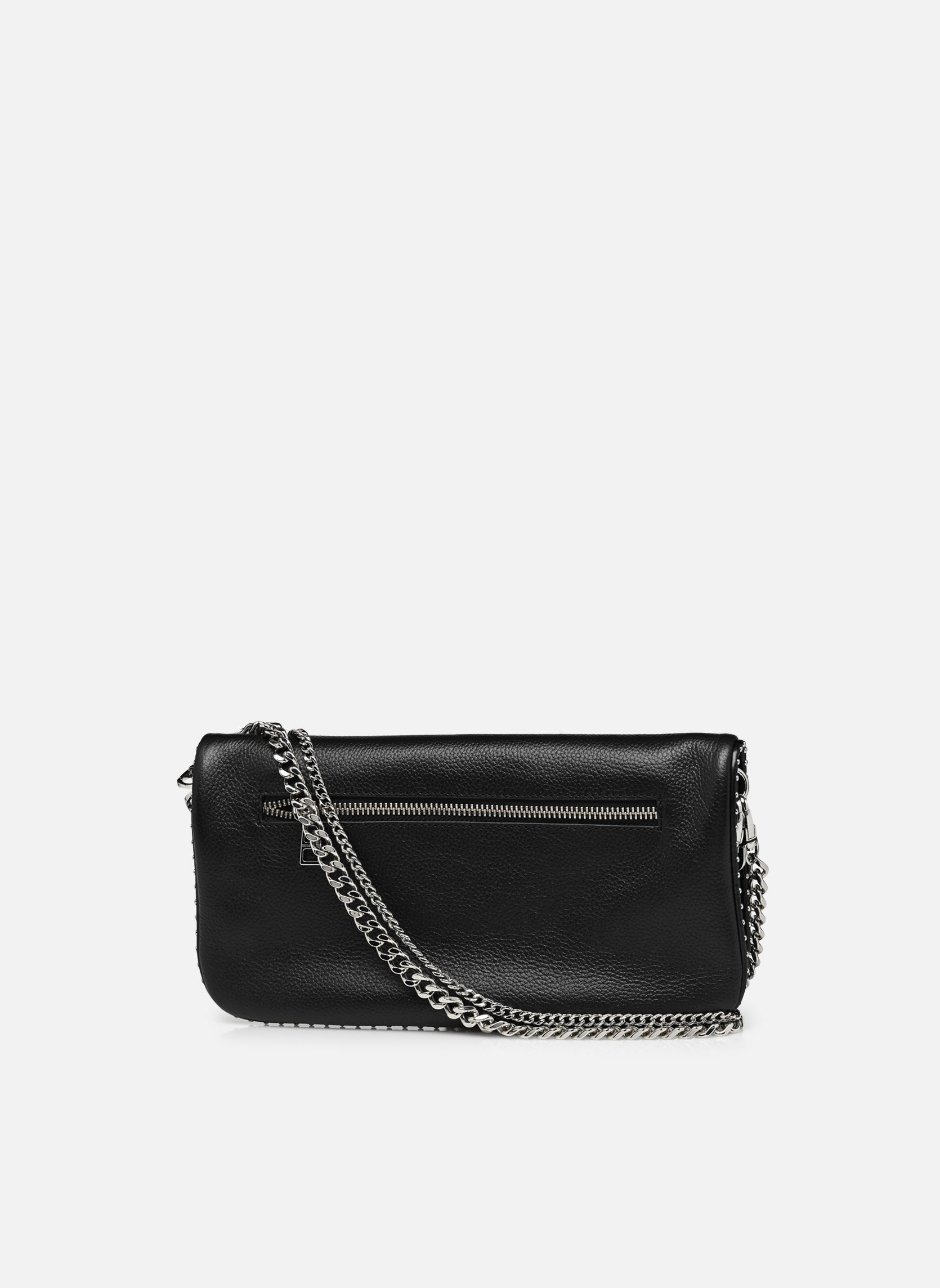 Umhängetaschen Rock Grained Leather + Studs damen schwarz Zadig & Voltaire Umhängetaschen Rock Grained Leather + Studs damen schwarz NOIR