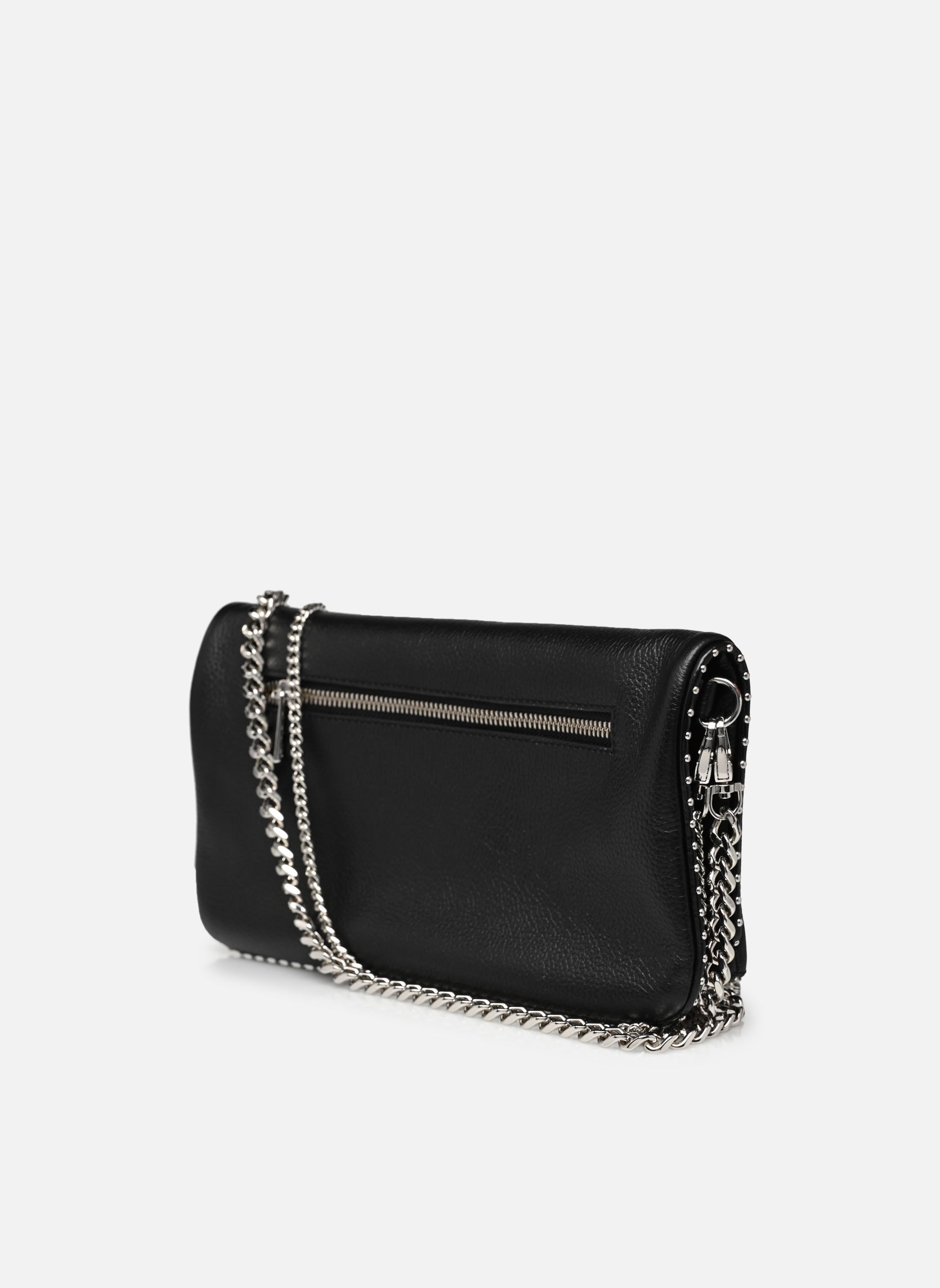 Umhängetaschen Rock Grained Leather + Studs damen schwarz Zadig & Voltaire Umhängetaschen Rock Grained Leather + Studs damen schwarz NOIR