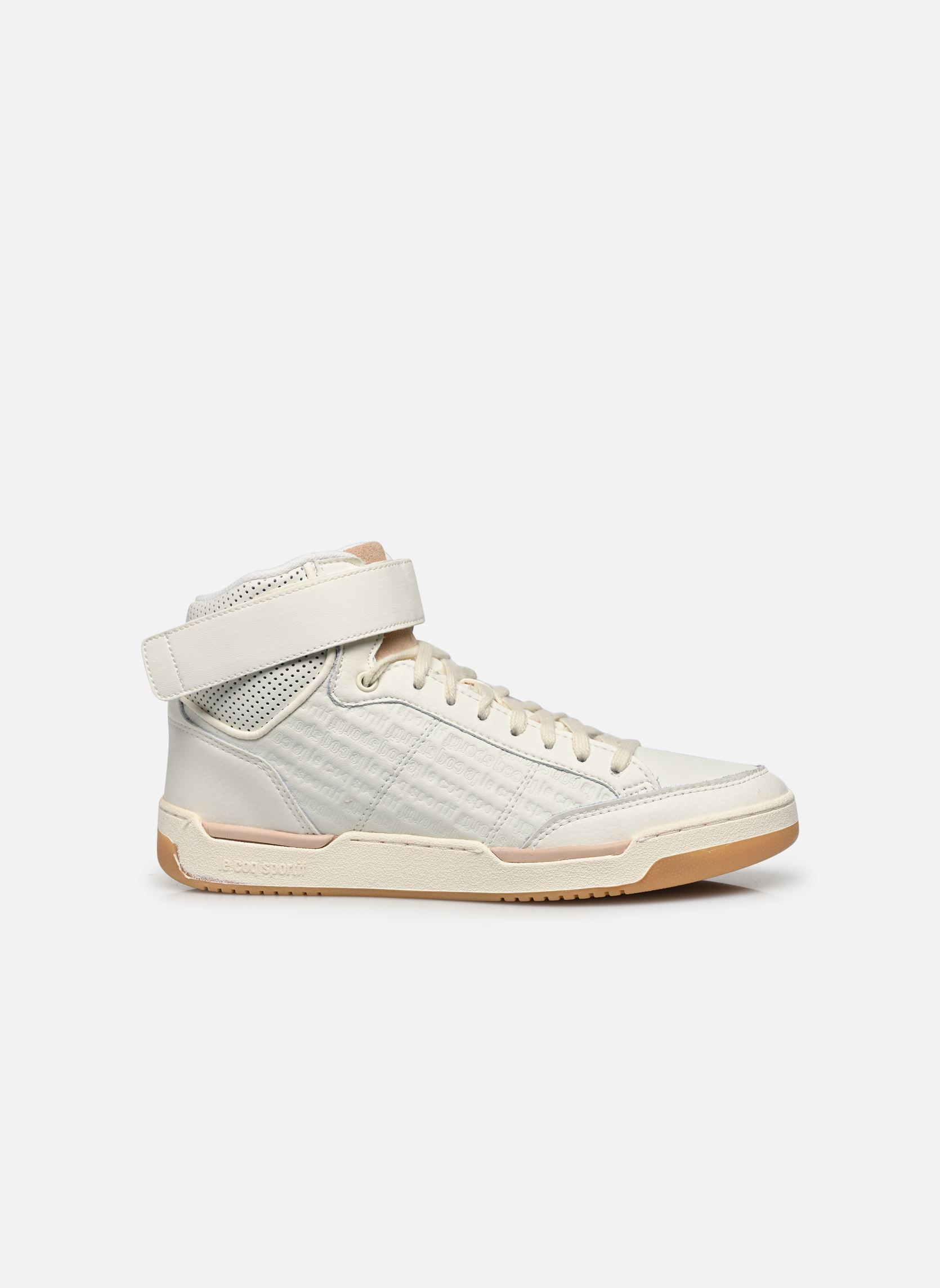 Knöchelhohe Sneaker Field W Monogramme damen beige Le Coq Sportif Knöchelhohe Sneaker Field W Monogramme damen beige Marshmallow