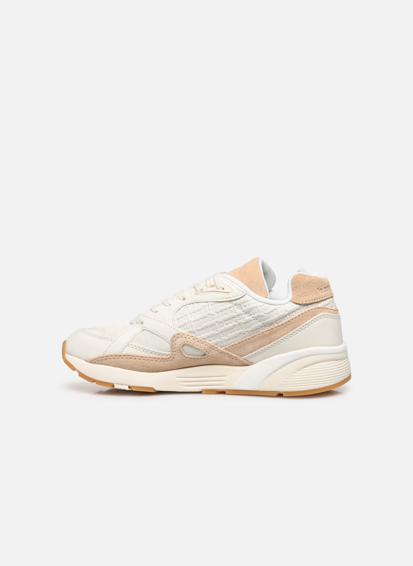 Niedrige Sneaker Lcs R850 W Monogramme damen weiß Le Coq Sportif Niedrige Sneaker Lcs R850 W Monogramme damen weiß Marshmallow/Frappé