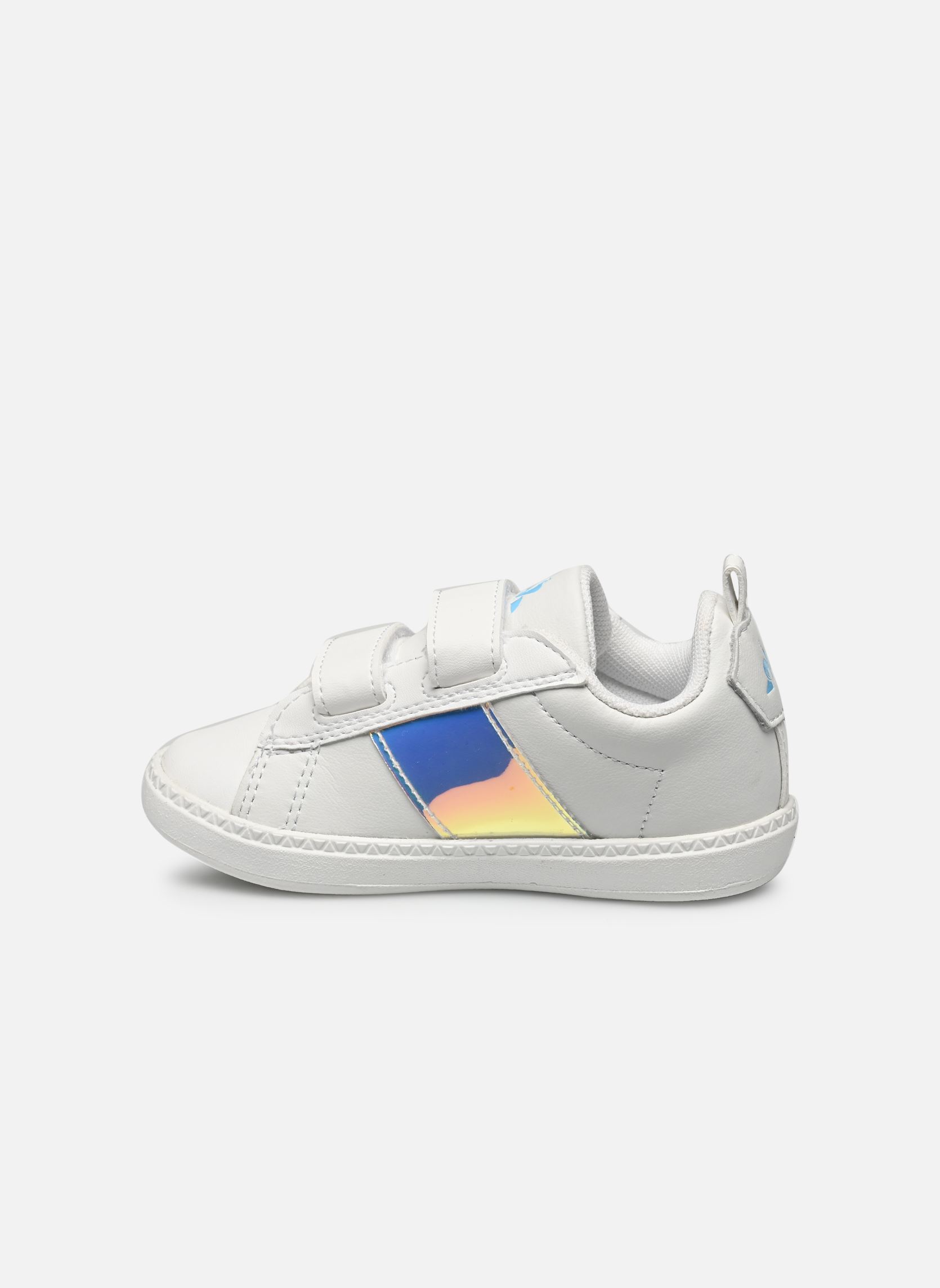 Baskets basses Courtclassic Inf Iridescent fille blanc Le Coq Sportif Baskets basses Courtclassic Inf Iridescent fille blanc OPTICAL WHITE
