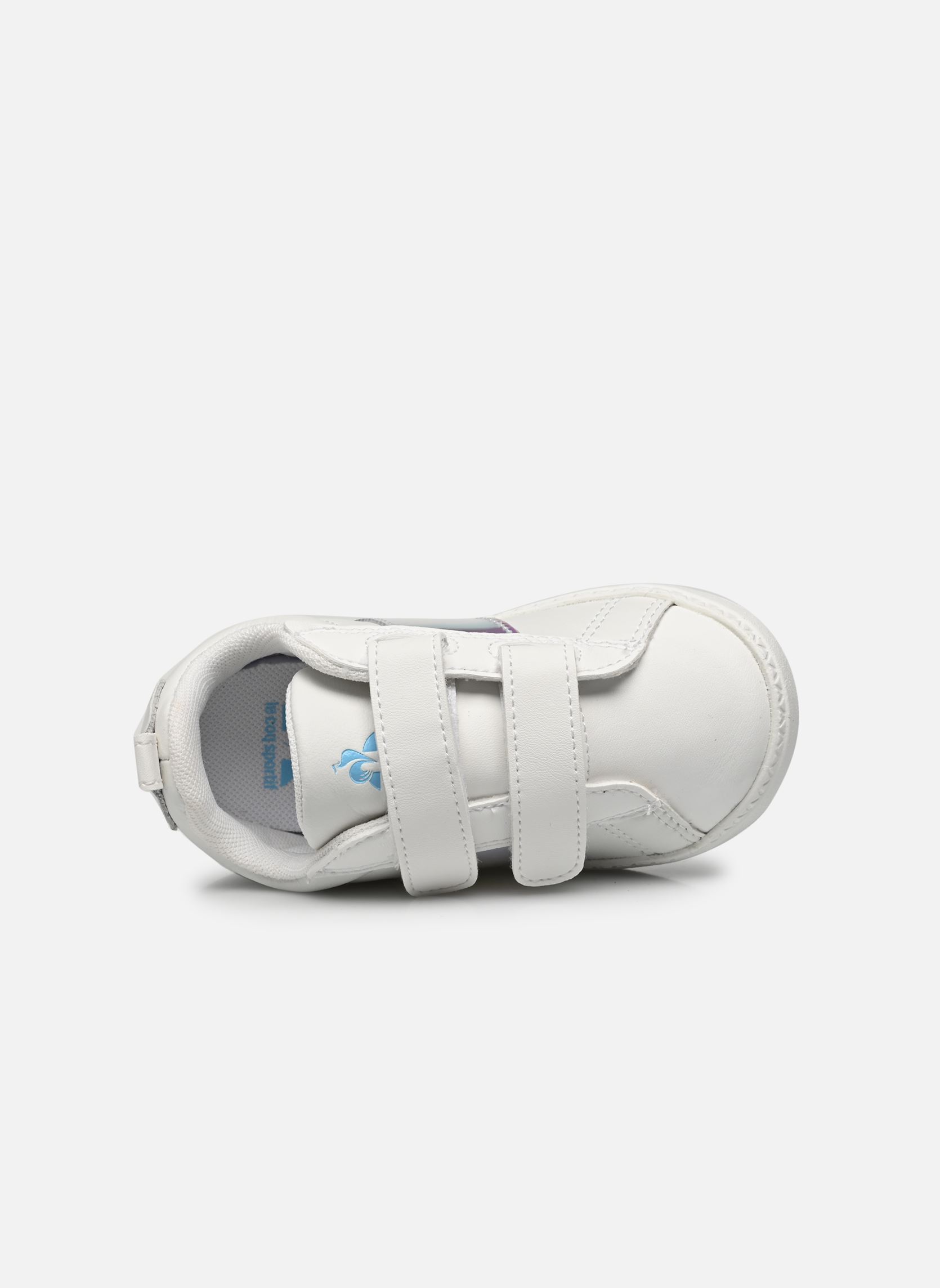 Baskets basses Courtclassic Inf Iridescent fille blanc Le Coq Sportif Baskets basses Courtclassic Inf Iridescent fille blanc OPTICAL WHITE