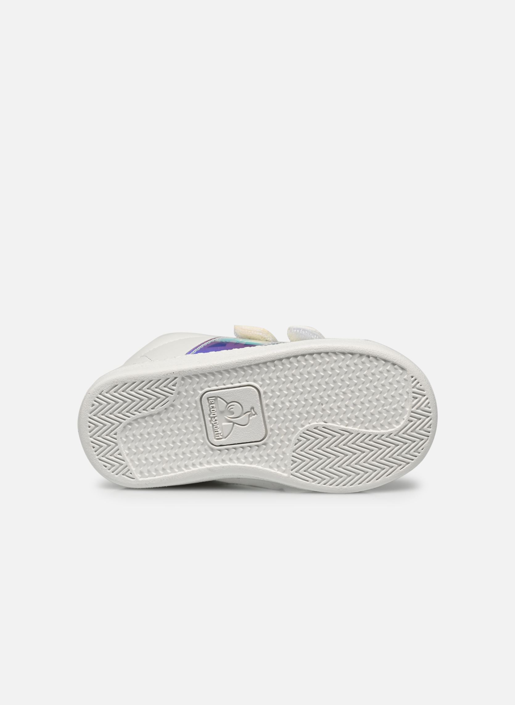 Baskets basses Courtclassic Inf Iridescent fille blanc Le Coq Sportif Baskets basses Courtclassic Inf Iridescent fille blanc OPTICAL WHITE