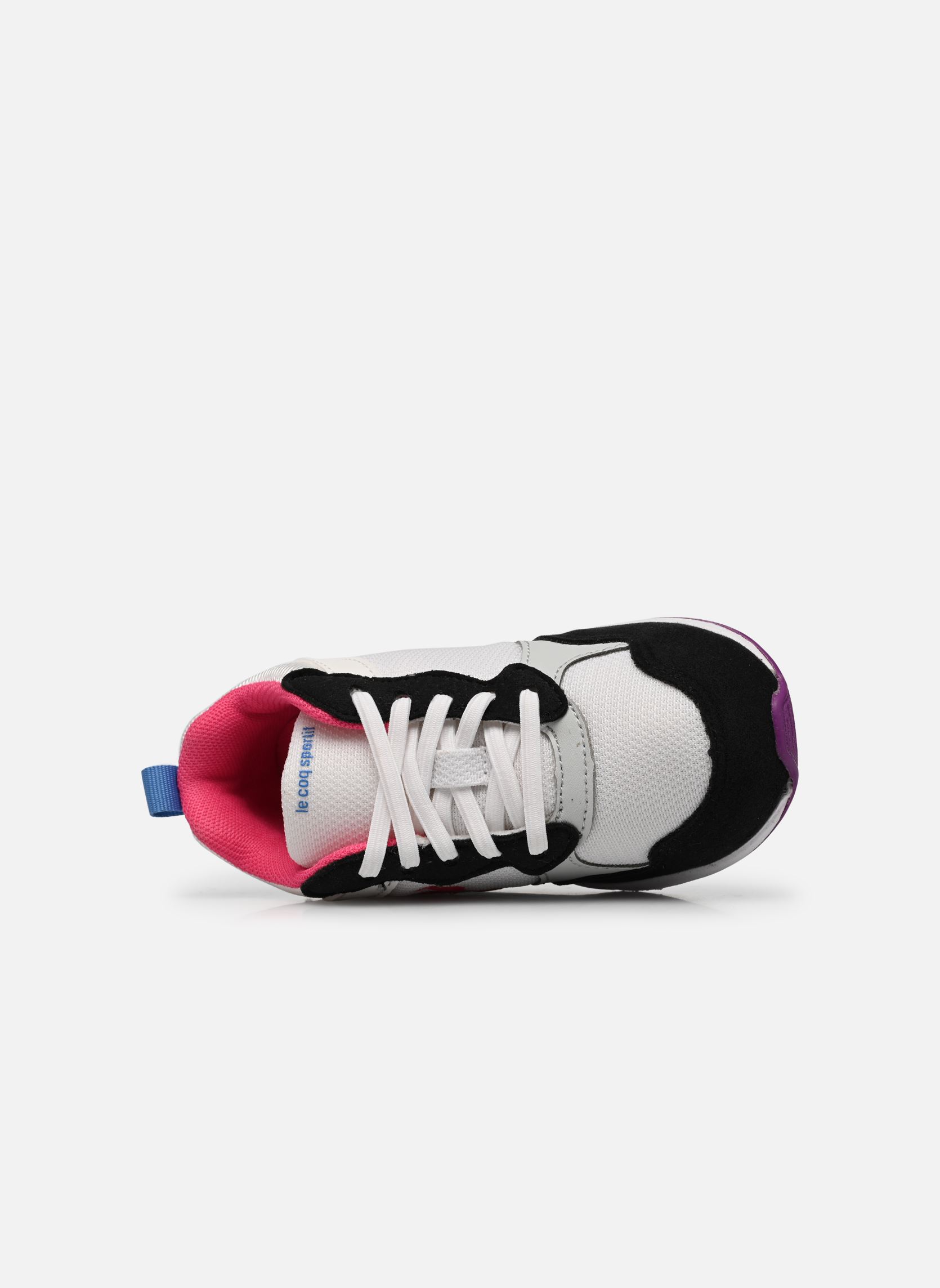 Baskets basses Lcs R500 Inf Girl fille blanc Le Coq Sportif Baskets basses Lcs R500 Inf Girl fille blanc Optical white/black