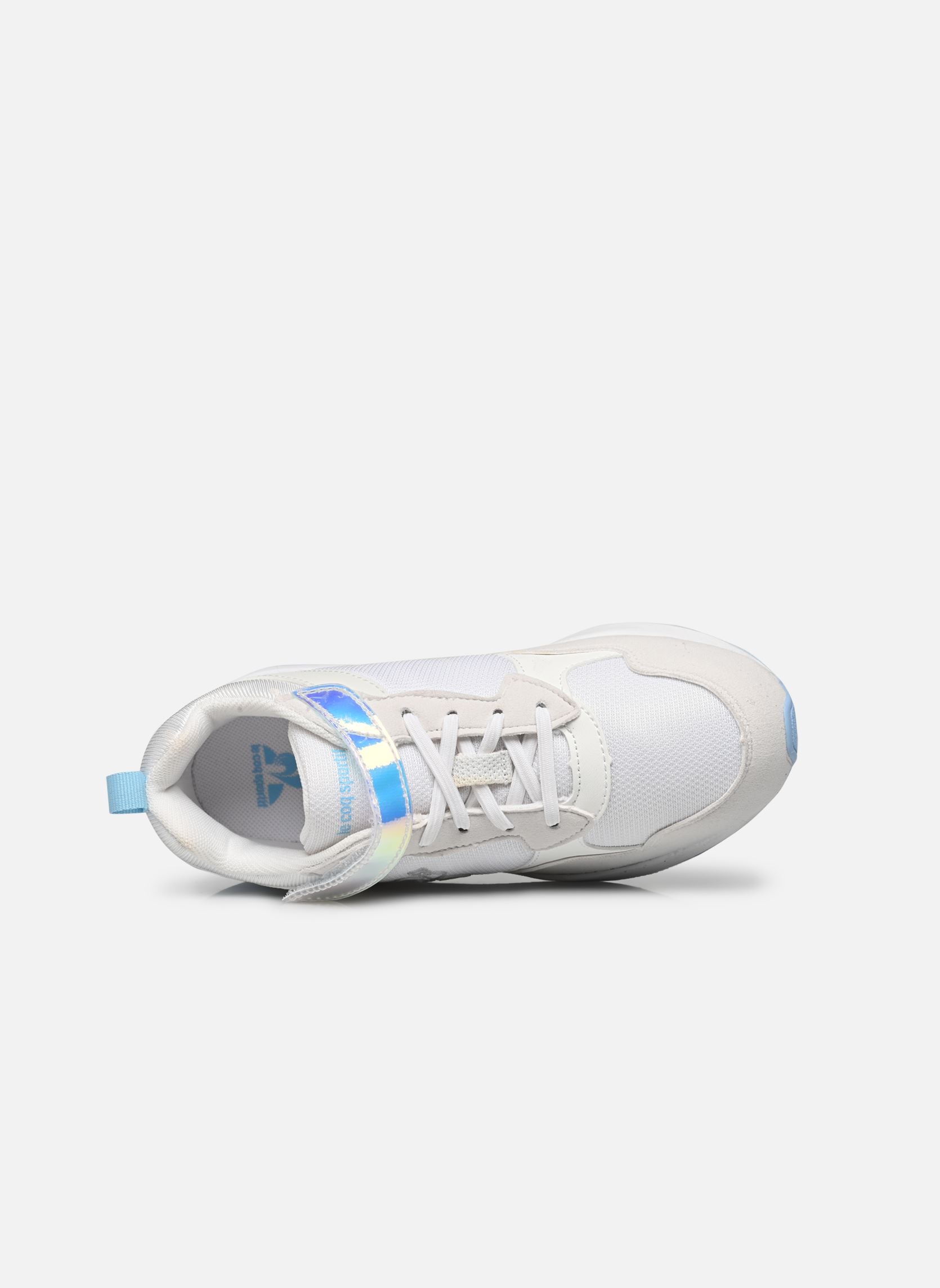 Baskets basses Lcs R500 Ps Iridescent fille blanc Le Coq Sportif Baskets basses Lcs R500 Ps Iridescent fille blanc Optical White/Vaporous Gray