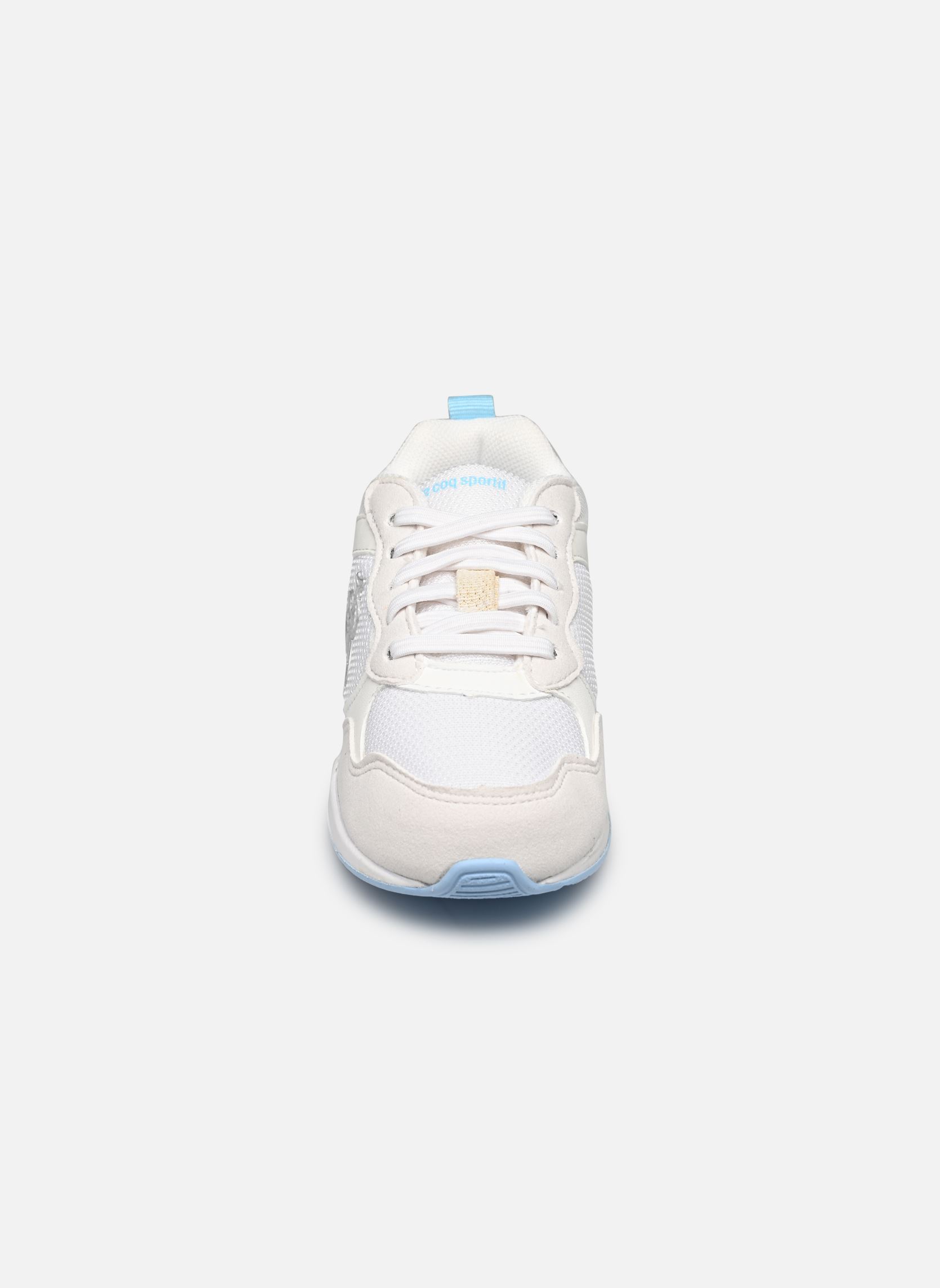 Niedrige Sneaker Lcs R500 Inf Iridescent mädchen weiß Le Coq Sportif Niedrige Sneaker Lcs R500 Inf Iridescent mädchen weiß Optical White/Vaporous Gray