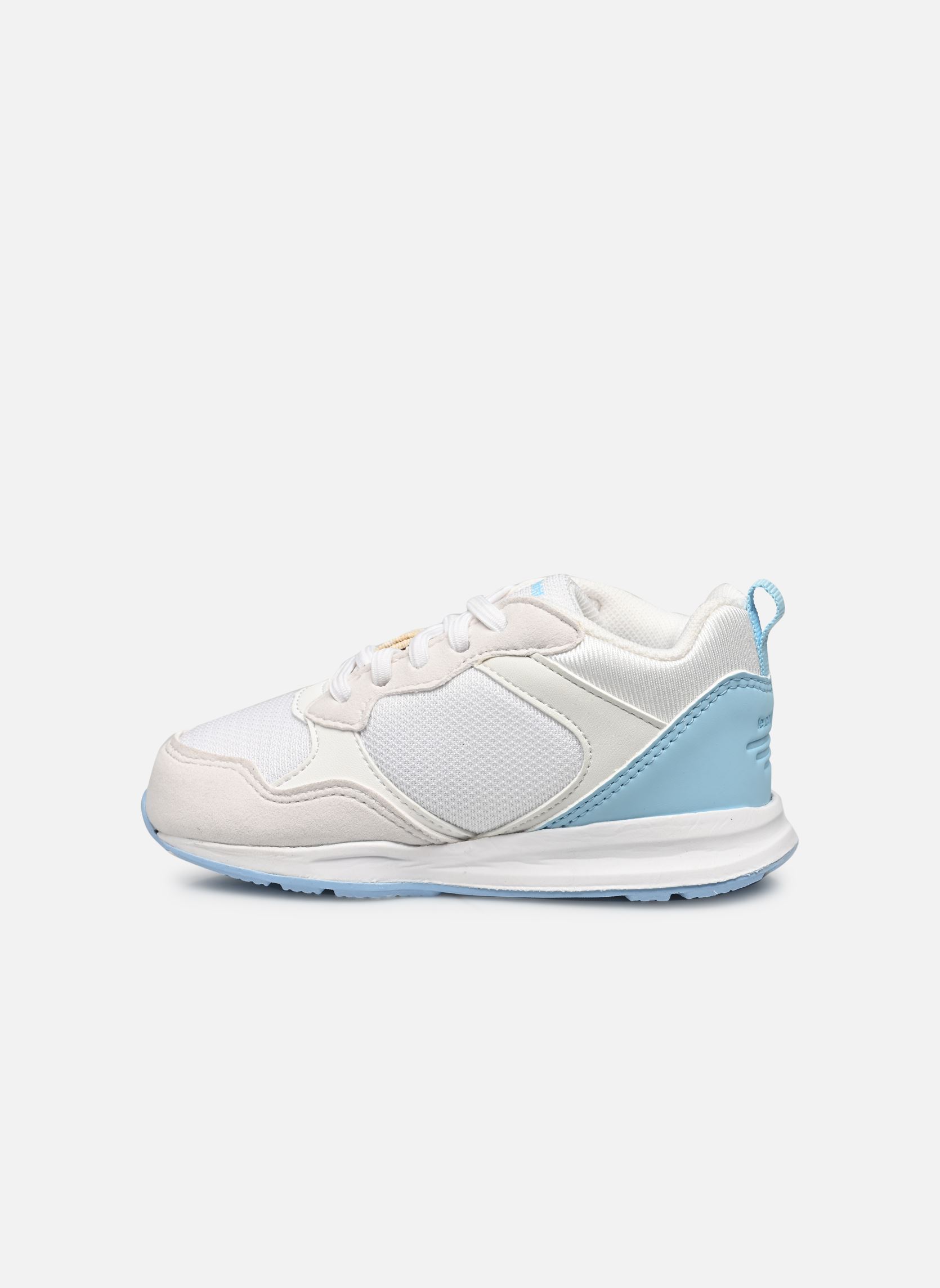 Niedrige Sneaker Lcs R500 Inf Iridescent mädchen weiß Le Coq Sportif Niedrige Sneaker Lcs R500 Inf Iridescent mädchen weiß Optical White/Vaporous Gray