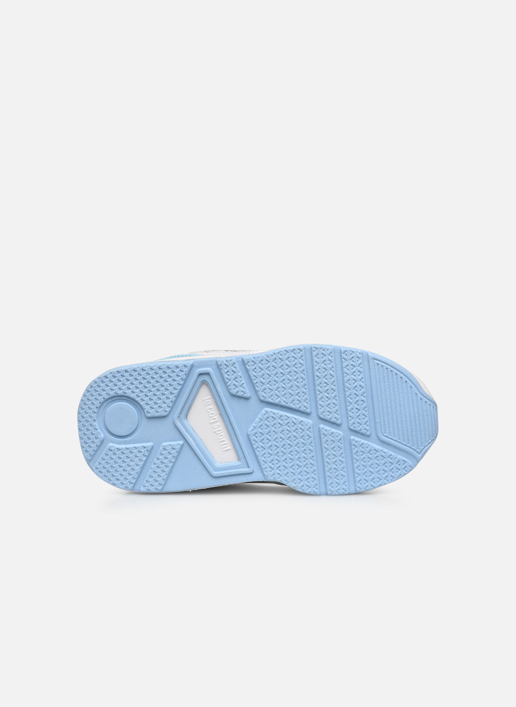 Niedrige Sneaker Lcs R500 Inf Iridescent mädchen weiß Le Coq Sportif Niedrige Sneaker Lcs R500 Inf Iridescent mädchen weiß Optical White/Vaporous Gray