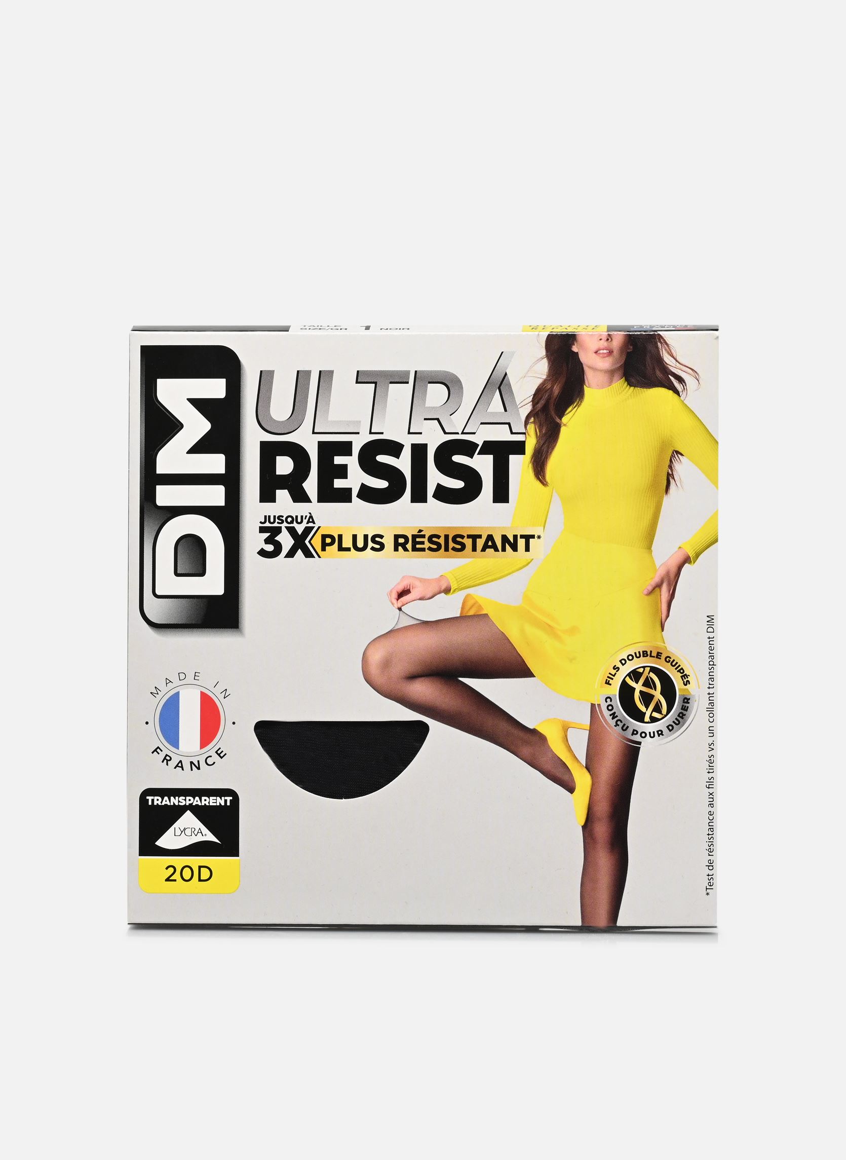 Collants fantaisies Collant Transparent Ultra Resist 20D Noi femme noir Dim Collants fantaisies Collant Transparent Ultra Resist 20D Noi femme noir NOIR
