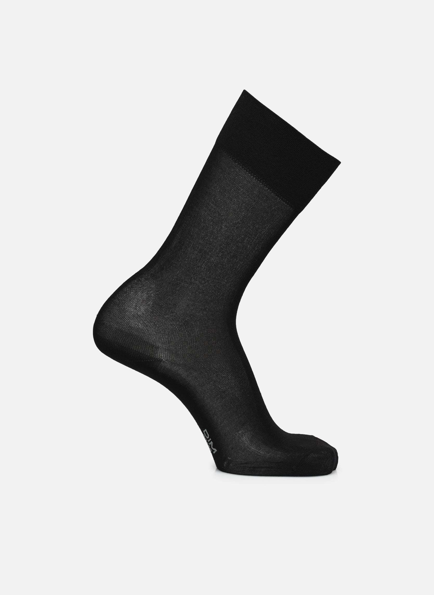 Socken Mi-Chaussette Thermo herren schwarz Dim Socken Mi-Chaussette Thermo herren schwarz NOIR