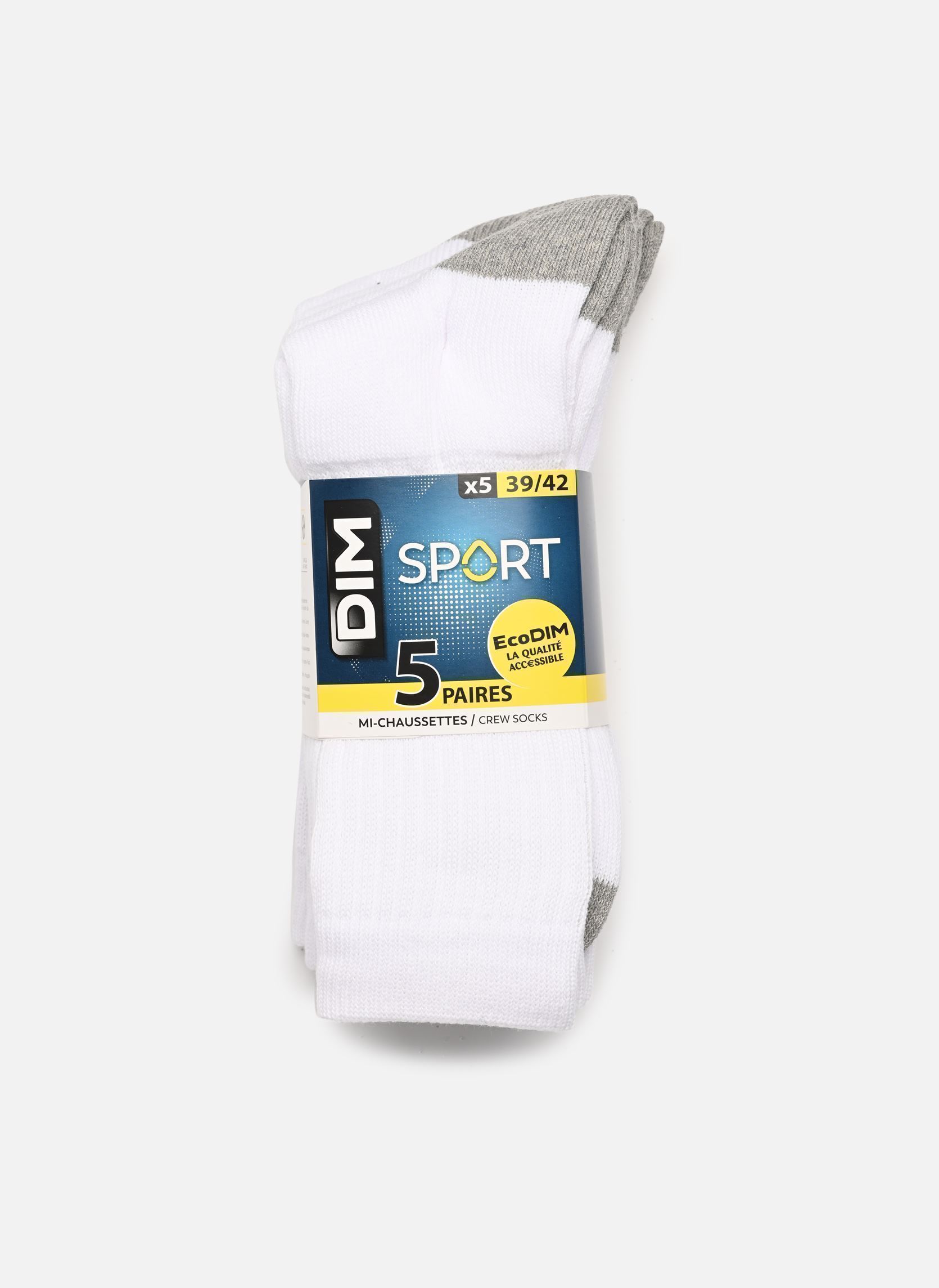 Chaussettes et collants Dim Ecodim Chaussettes Sport x5 pour Accessoires - vue 2