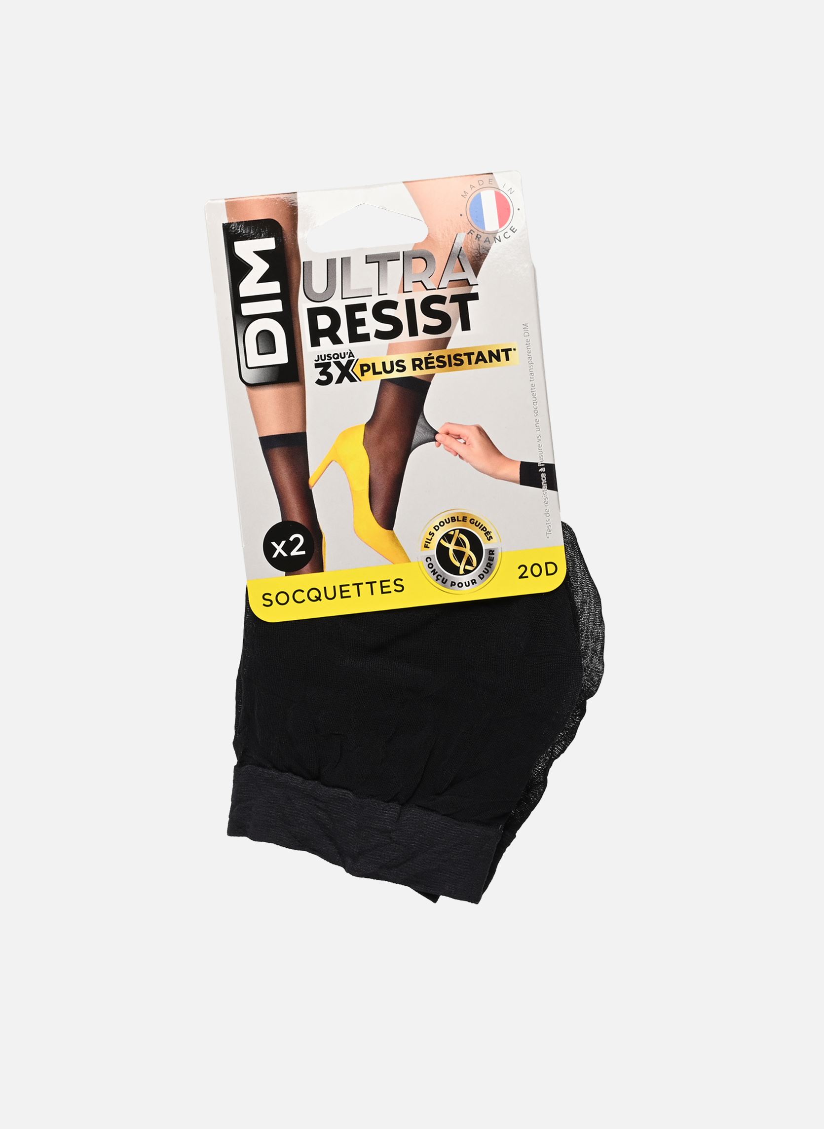 Medias transparentes Ultra Resist Socquettes Transparentes 20 mujer negro Dim Medias transparentes Ultra Resist Socquettes Transparentes 20 mujer negro Noir