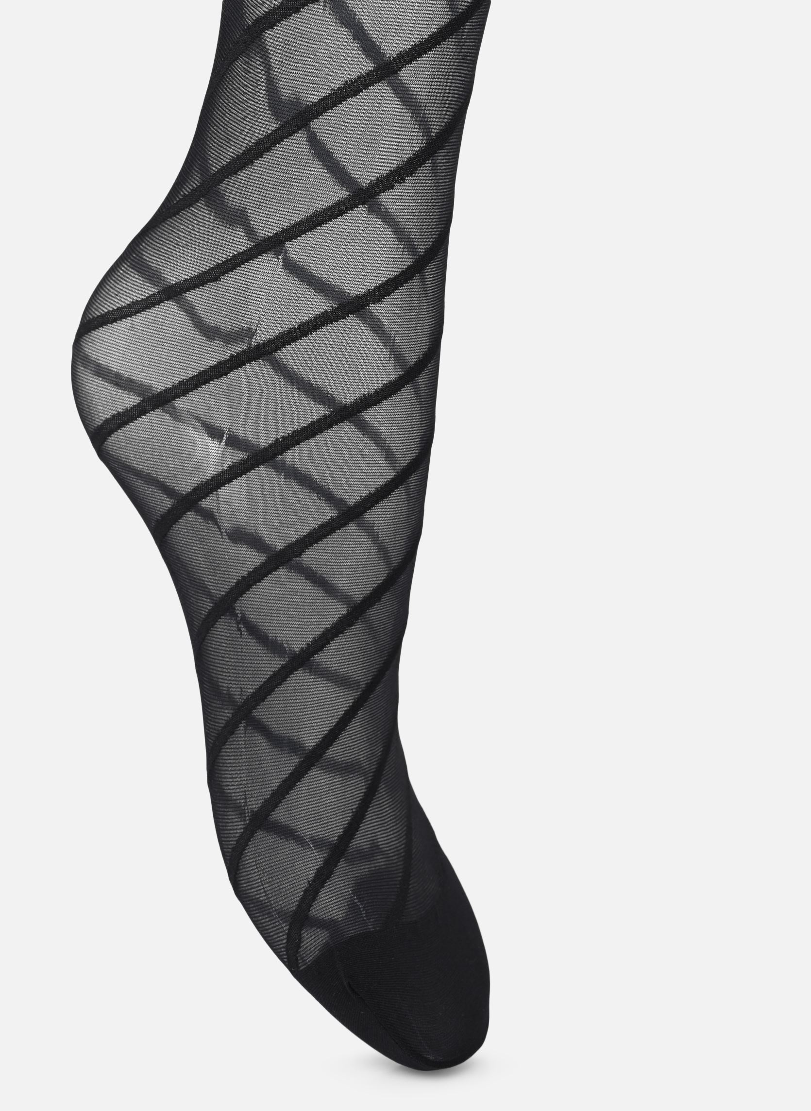 Gemusterte Strumpfhosen Collant Rayures Diagonales Noir damen schwarz Dim Gemusterte Strumpfhosen Collant Rayures Diagonales Noir damen schwarz GRIS