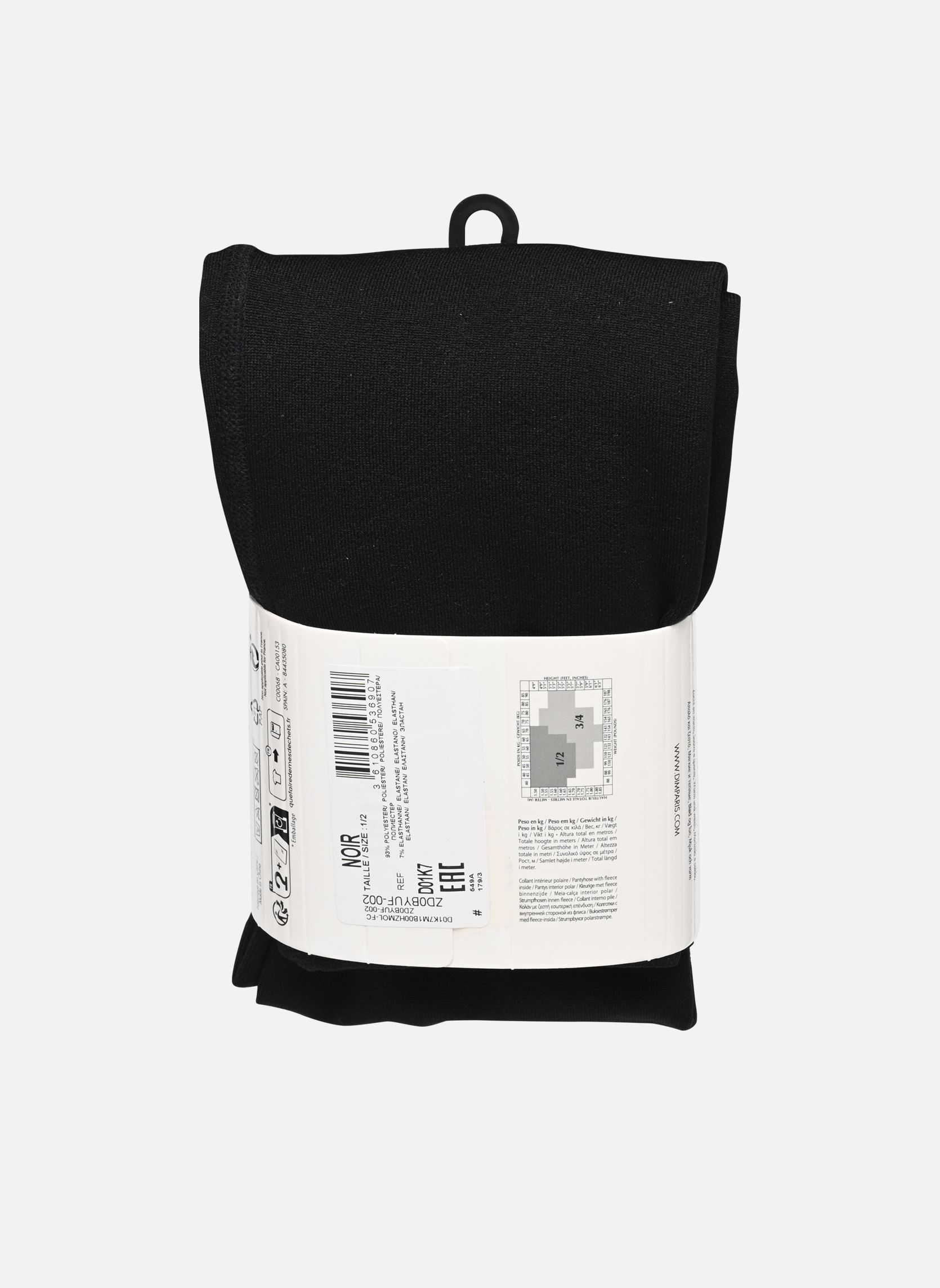 Blickdichte Strumpfhosen Thermo Collant Polaire 143D damen schwarz Dim Blickdichte Strumpfhosen Thermo Collant Polaire 143D damen schwarz NOIR