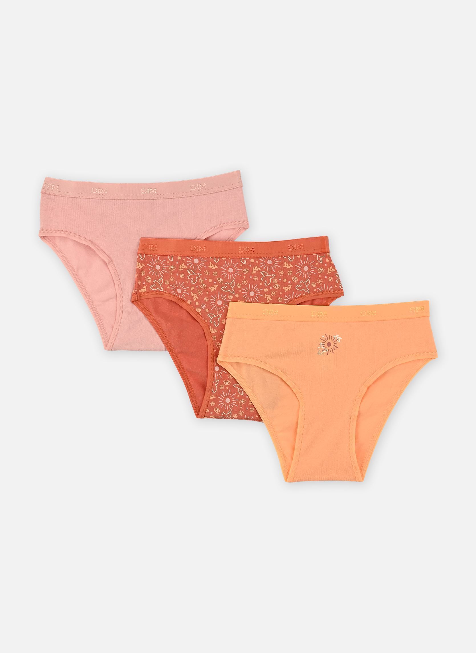 Vêtements Dim Slip Les Pockets Fille X3 pour