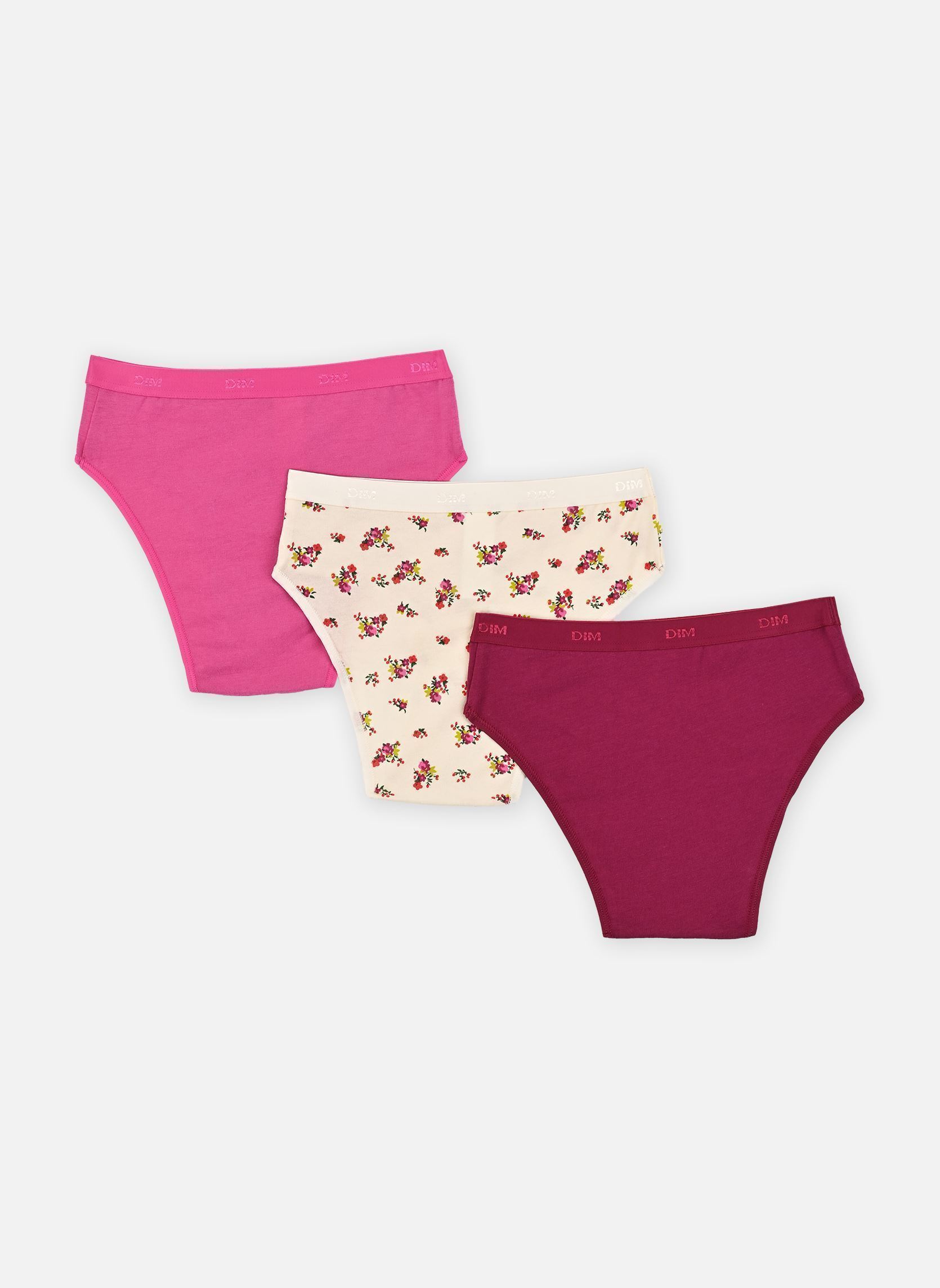 Culottes Slip Les Pockets Fille X3 fille multicolore Dim Culottes Slip Les Pockets Fille X3 fille multicolore LOT LIBERTY FRAMBOISE