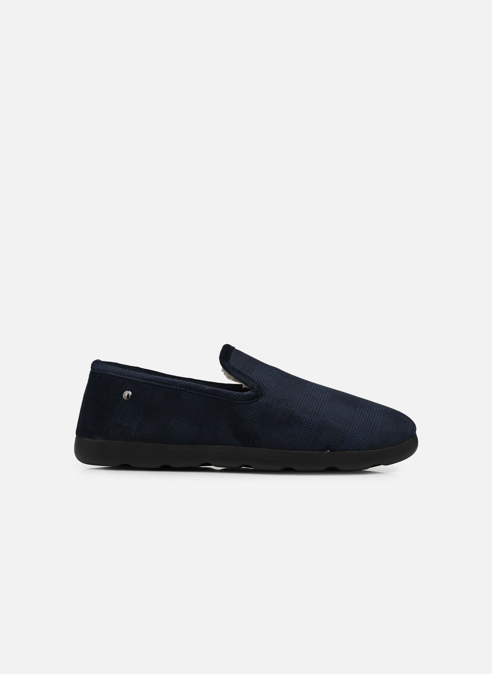 Chaussons Charentaise ergonomique EveryWear - velo homme bleu Isotoner Chaussons Charentaise ergonomique EveryWear - velo homme bleu 98121/Marine
