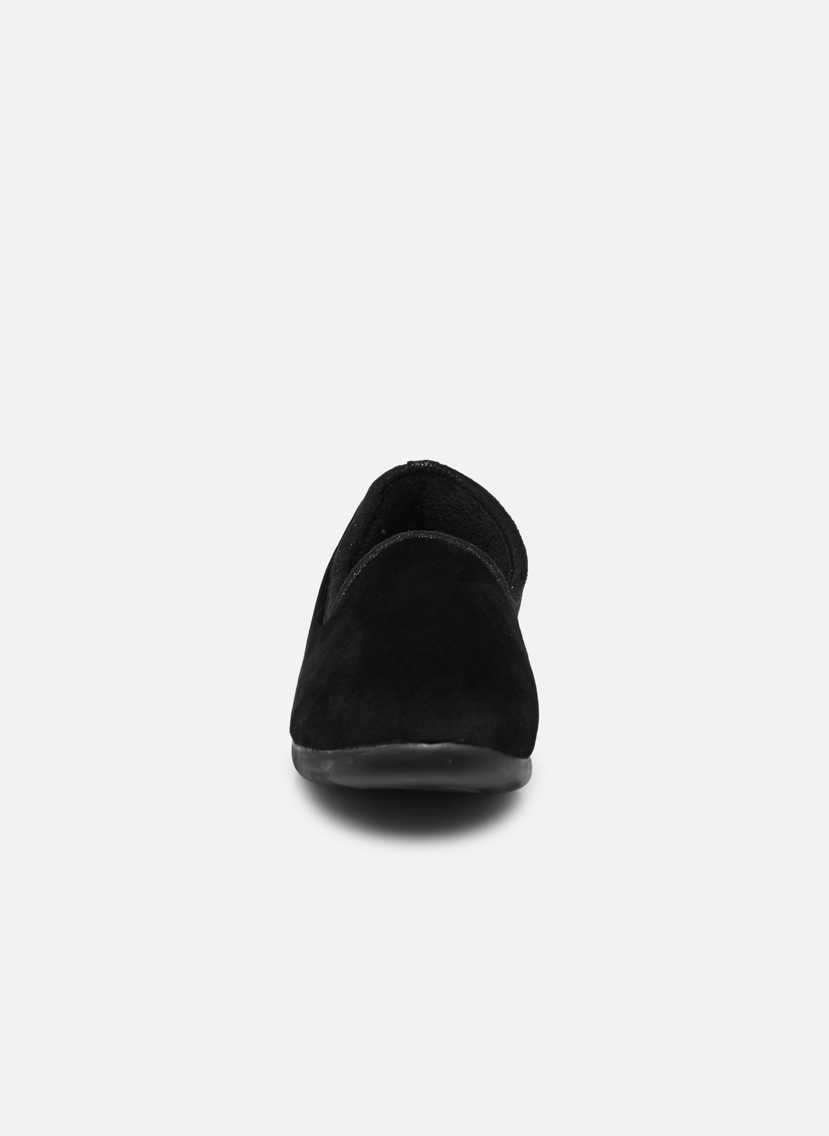 Chaussons Slipper Ergonomique EveryWear microvelou femme noir Isotoner Chaussons Slipper Ergonomique EveryWear microvelou femme noir Noir