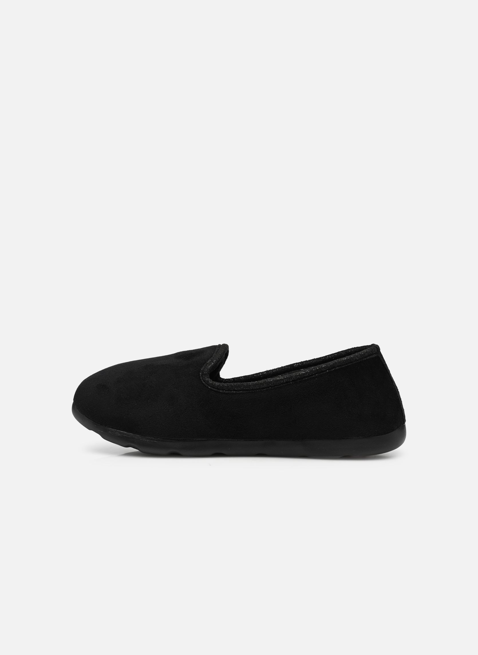 Chaussons Slipper Ergonomique EveryWear microvelou femme noir Isotoner Chaussons Slipper Ergonomique EveryWear microvelou femme noir Noir