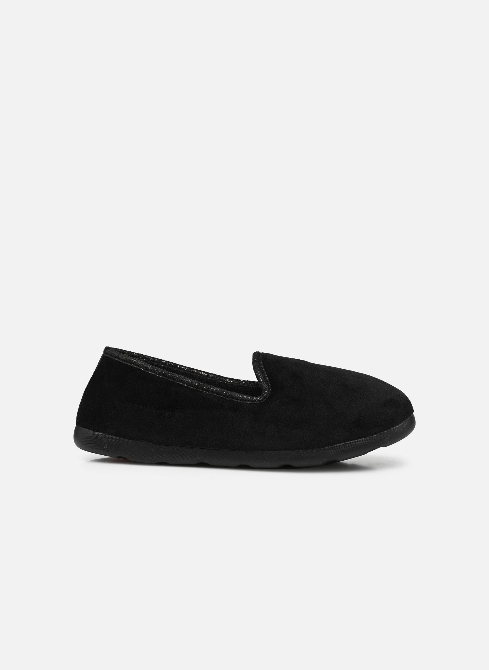 Chaussons Slipper Ergonomique EveryWear microvelou femme noir Isotoner Chaussons Slipper Ergonomique EveryWear microvelou femme noir Noir