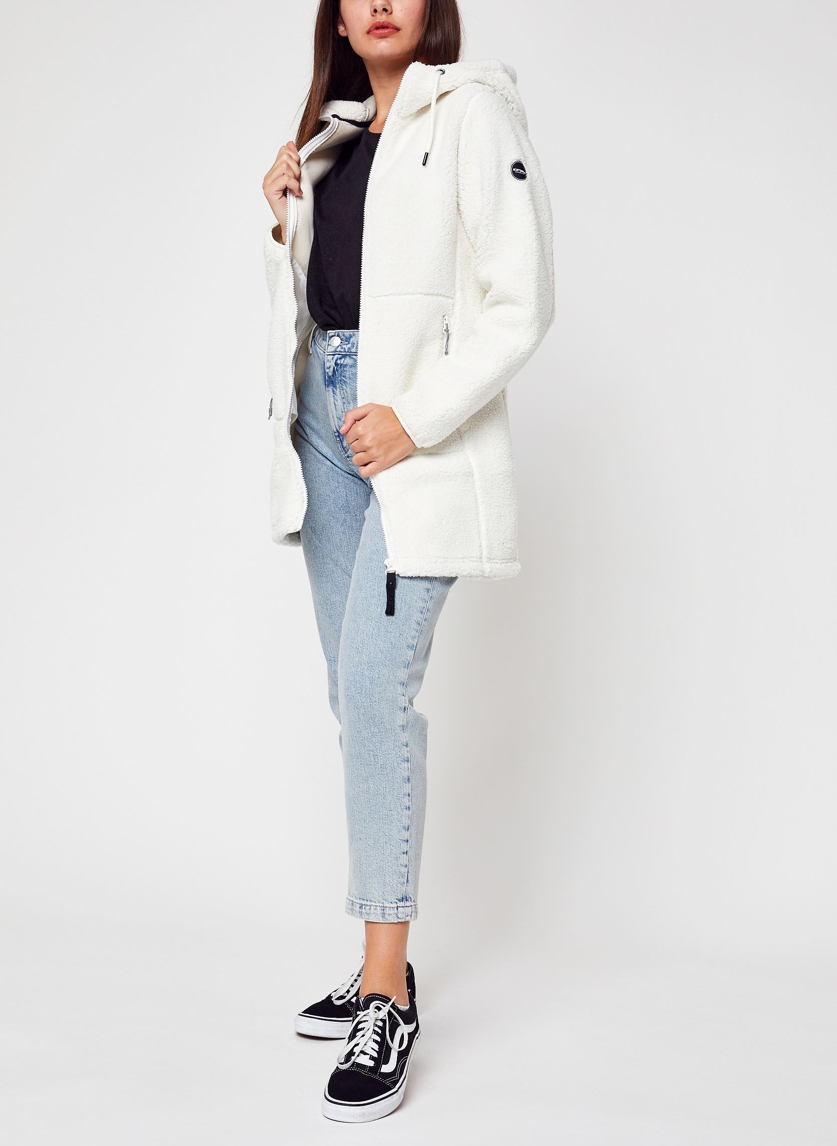 Fleece truien Agra dames wit Icepeak Fleece truien Agra dames wit Blanc Casse