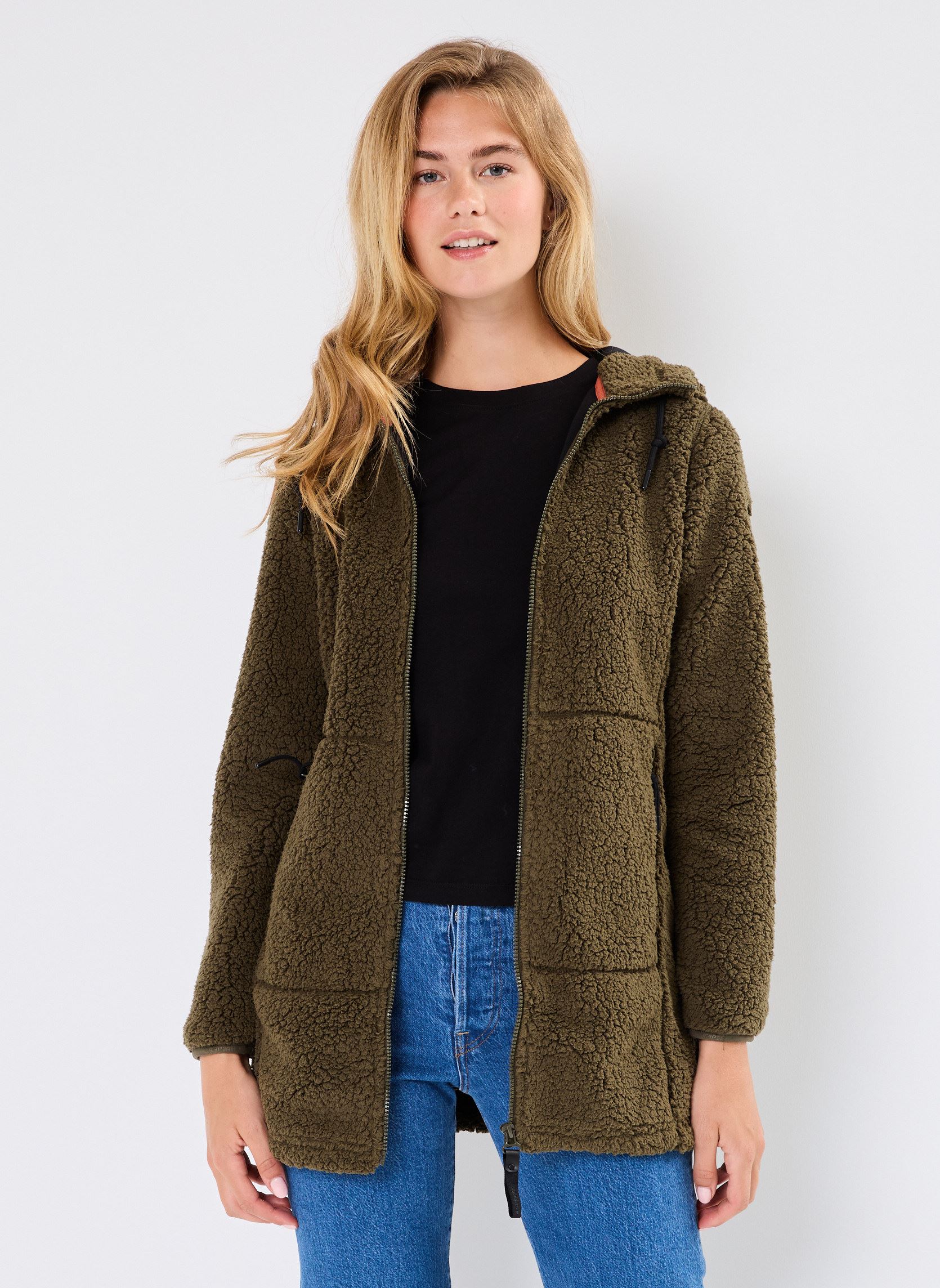 Fleece truien Agra dames groen Icepeak Fleece truien Agra dames groen Olive Fonce