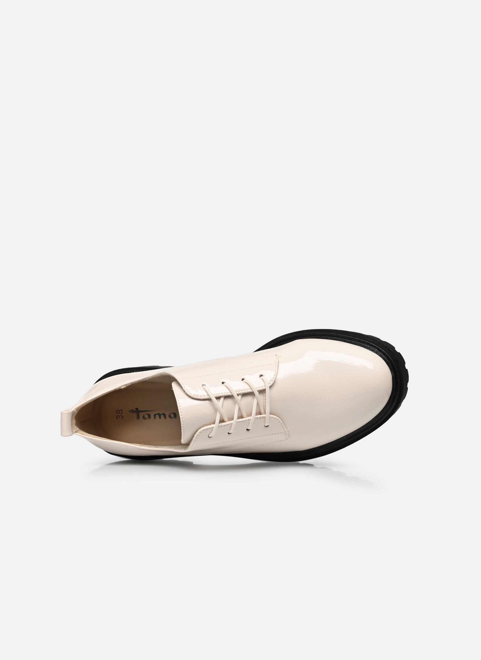 Zapatos estilo derby 23772-29 mujer blanco Tamaris Zapatos estilo derby 23772-29 mujer blanco IVORY PATENT