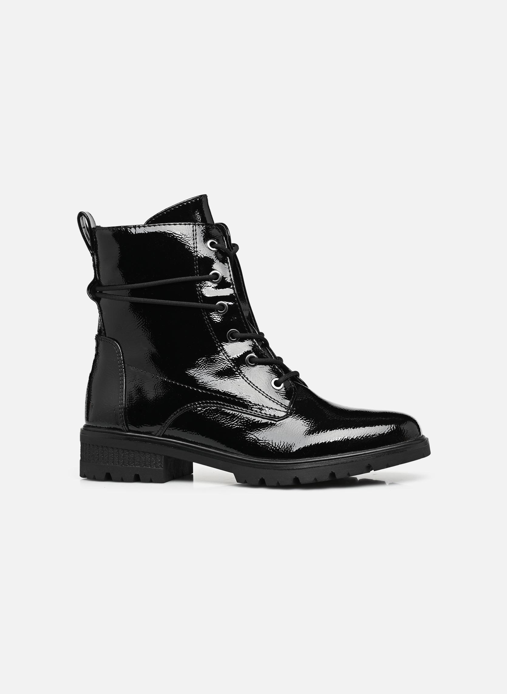 Bottines à lacets 25280-29 femme noir Tamaris Bottines à lacets 25280-29 femme noir BLACK PATENT