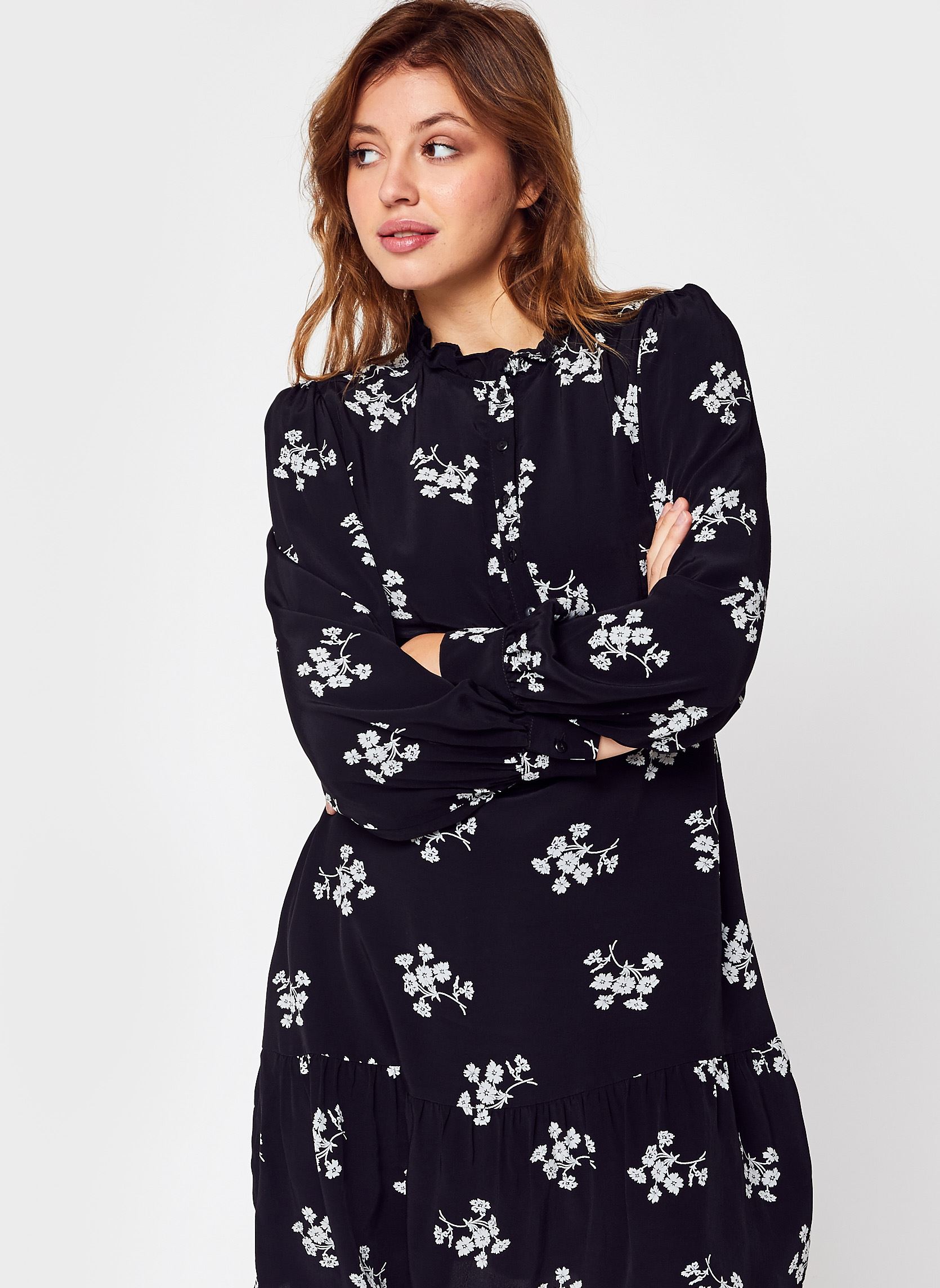 Jolie Jolie Petite Mendigote Robe mini Alice Mai (Noir) Vêtements