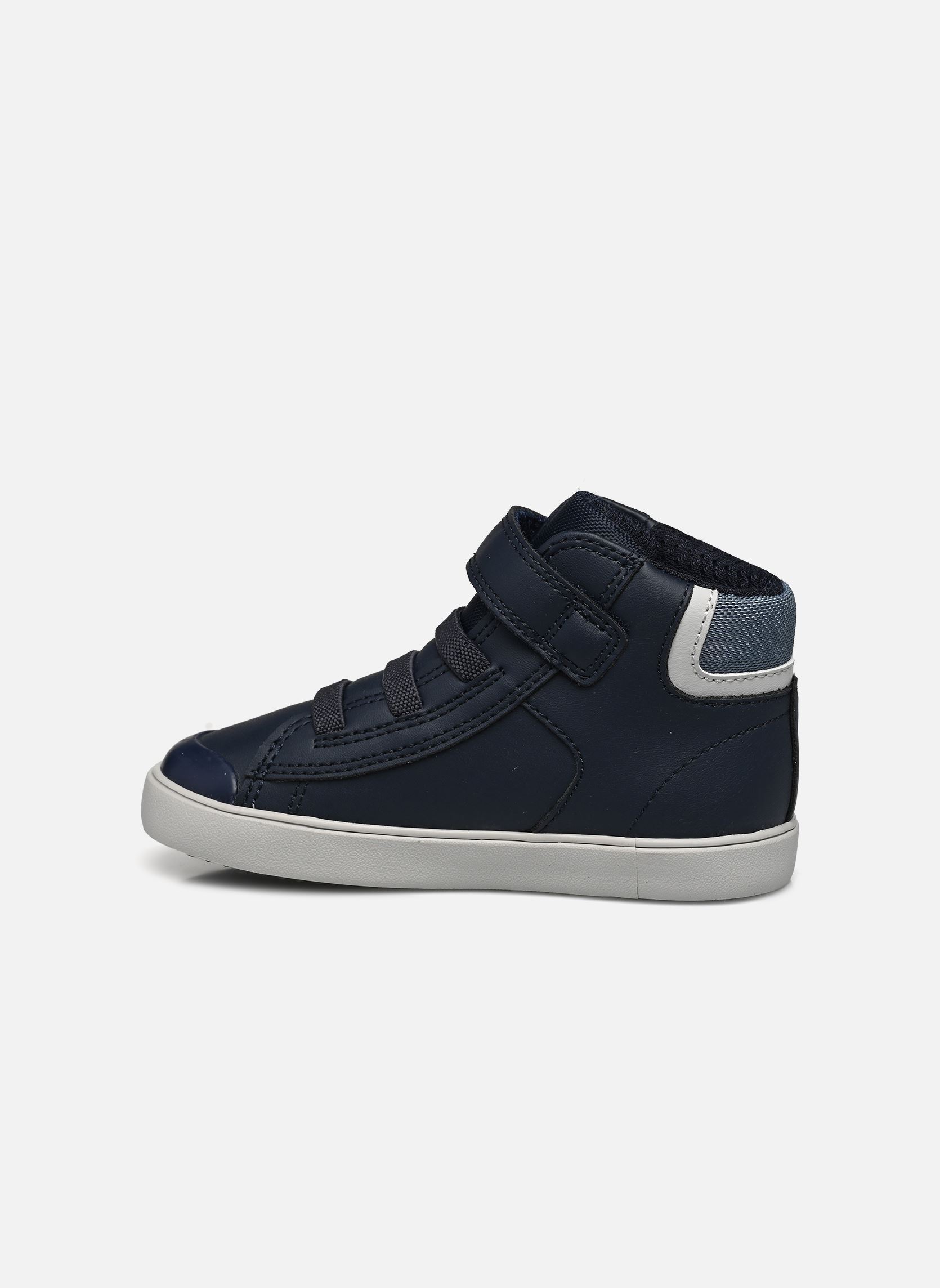 Hoge sneakers B GISLI BOY jongens blauw Geox Hoge sneakers B GISLI BOY jongens blauw BLEU ROYAL/GRIS PÂLE