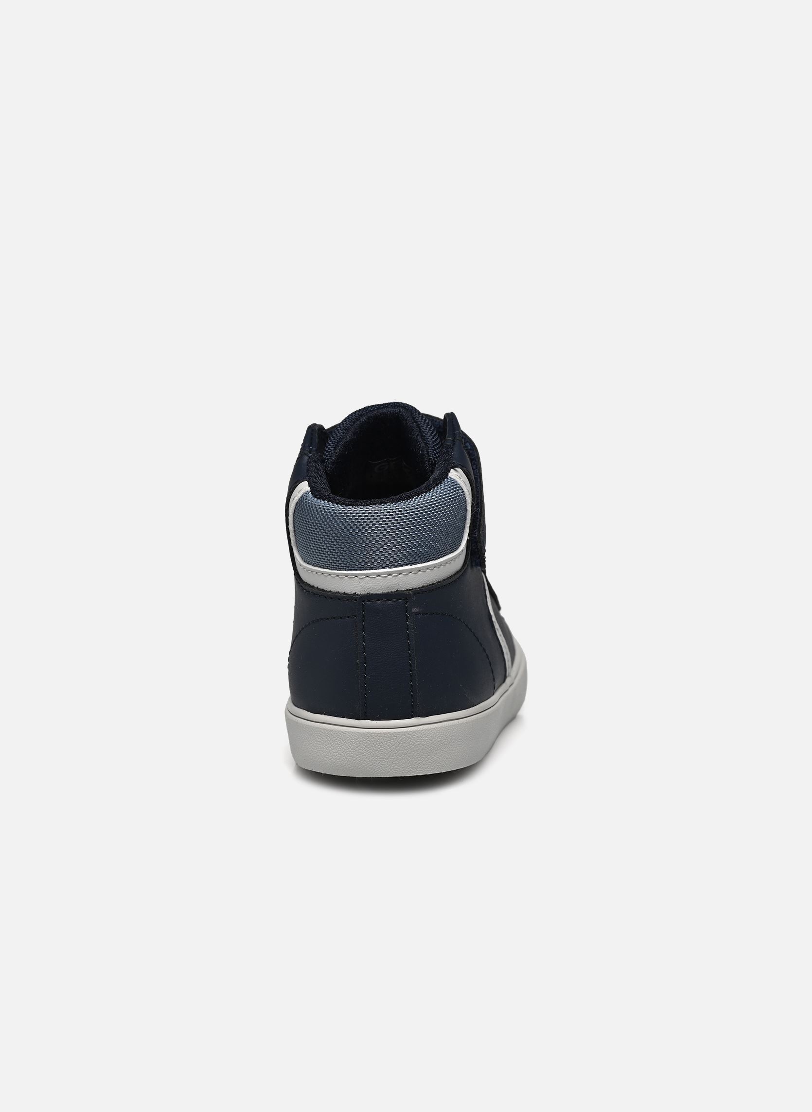Hoge sneakers B GISLI BOY jongens blauw Geox Hoge sneakers B GISLI BOY jongens blauw BLEU ROYAL/GRIS PÂLE