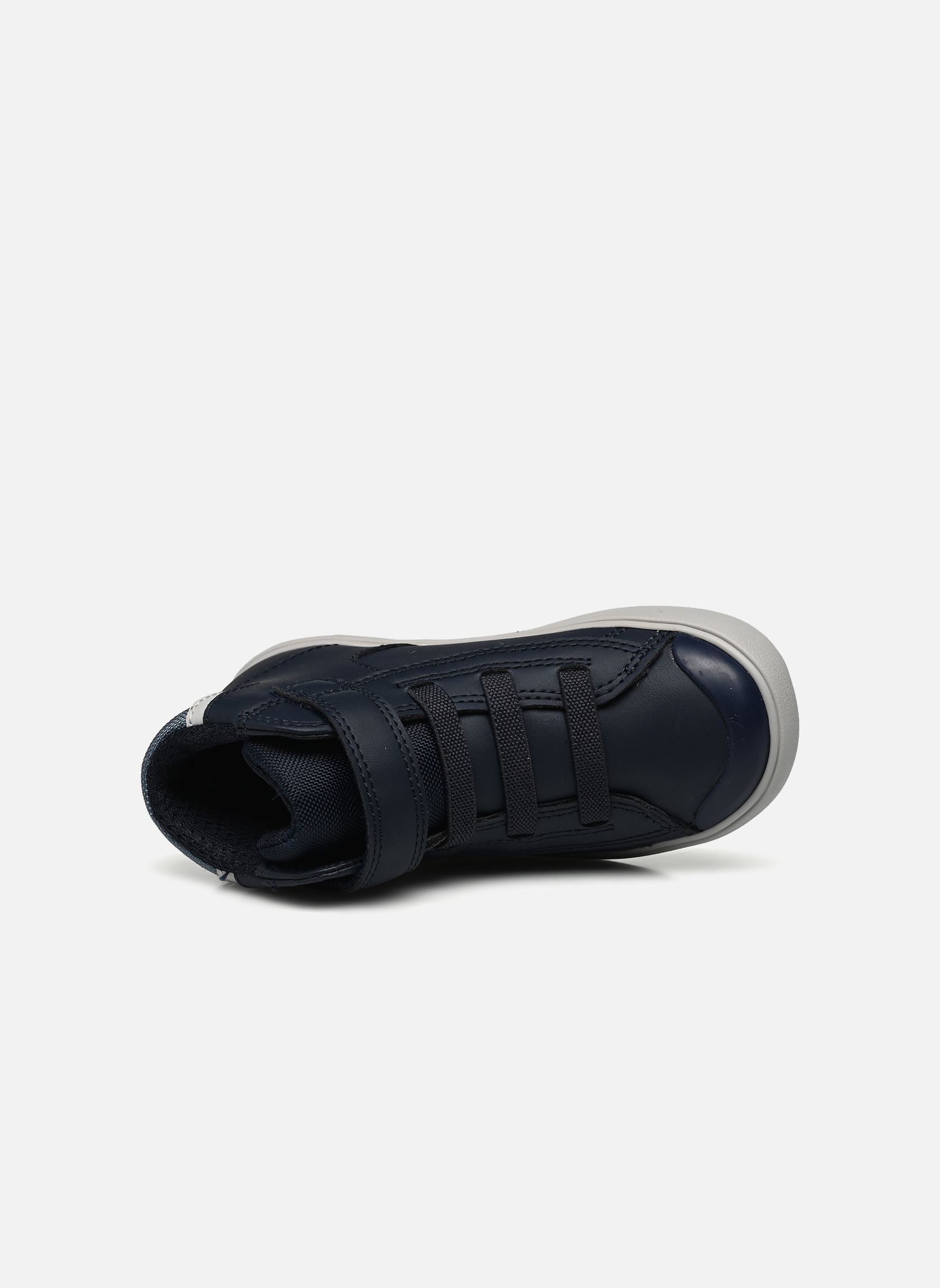 Hoge sneakers B GISLI BOY jongens blauw Geox Hoge sneakers B GISLI BOY jongens blauw BLEU ROYAL/GRIS PÂLE