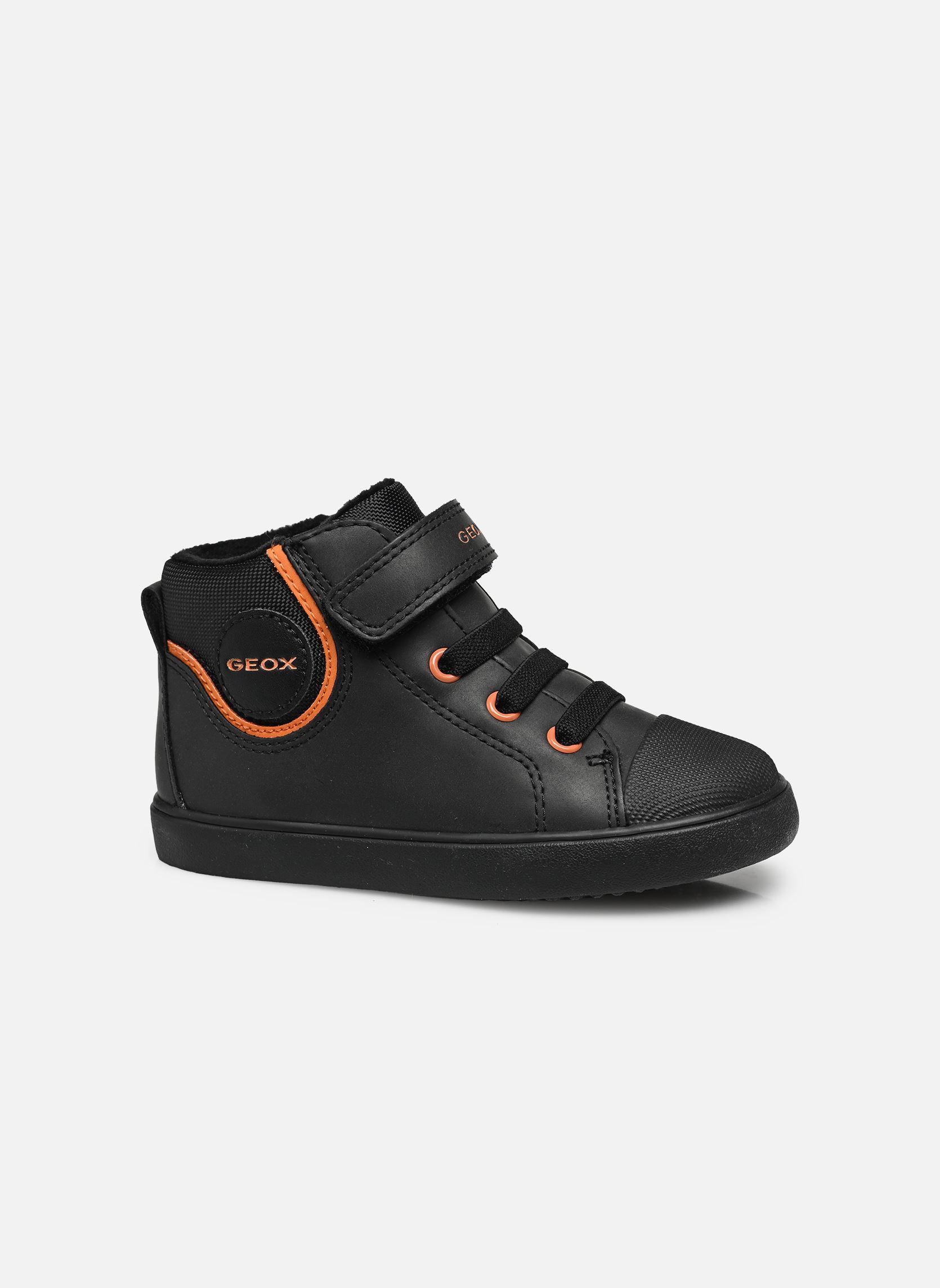 Baskets hautes B GISLI BOY garçon noir Geox Baskets hautes B GISLI BOY garçon noir Black/Dk Orange