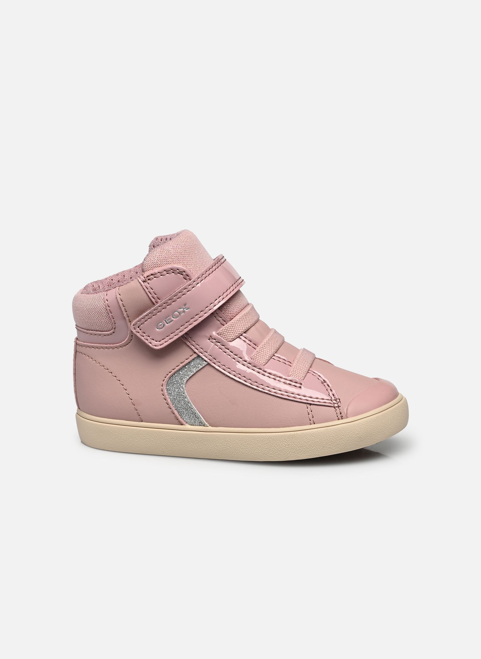 Geox B Kaytan A - Scarpe Ginnastica Alte Con Velcro Per Bambini E Ragazzi, Pelle, Traspiranti, Sostegno Caviglia - 2