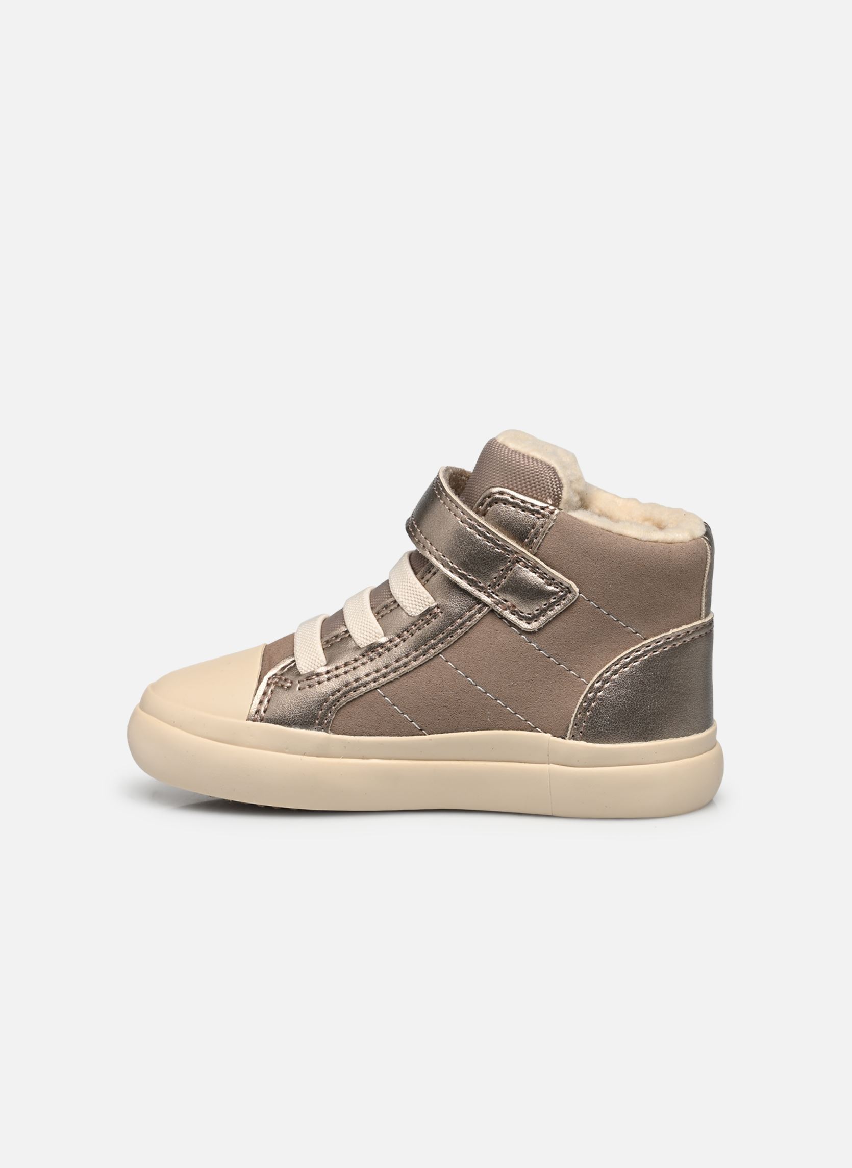 Zapatillas altas B GISLI GIRL niña beige Geox Zapatillas altas B GISLI GIRL niña beige BEIGE FONCÉ