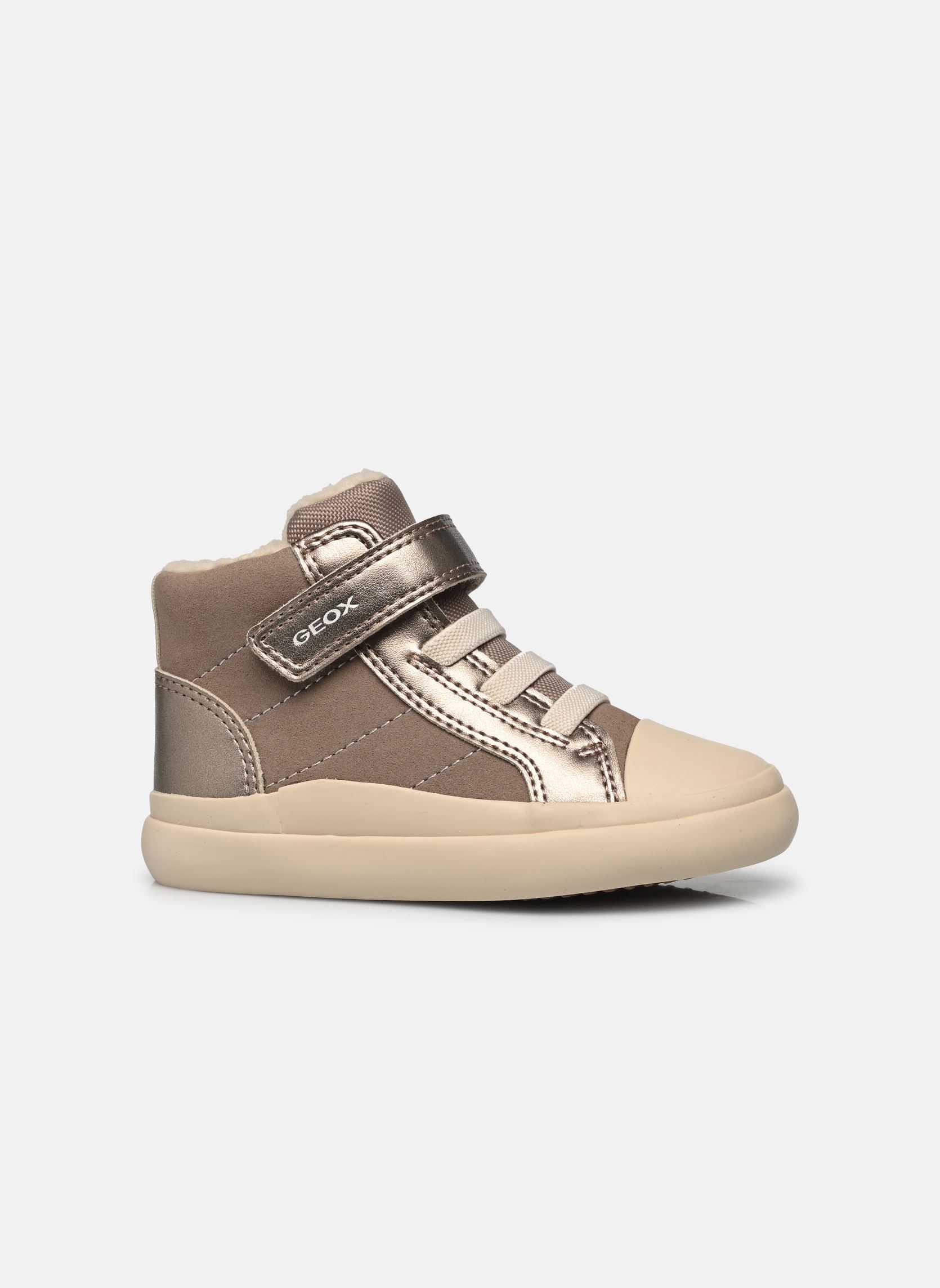 Zapatillas altas B GISLI GIRL niña beige Geox Zapatillas altas B GISLI GIRL niña beige BEIGE FONCÉ