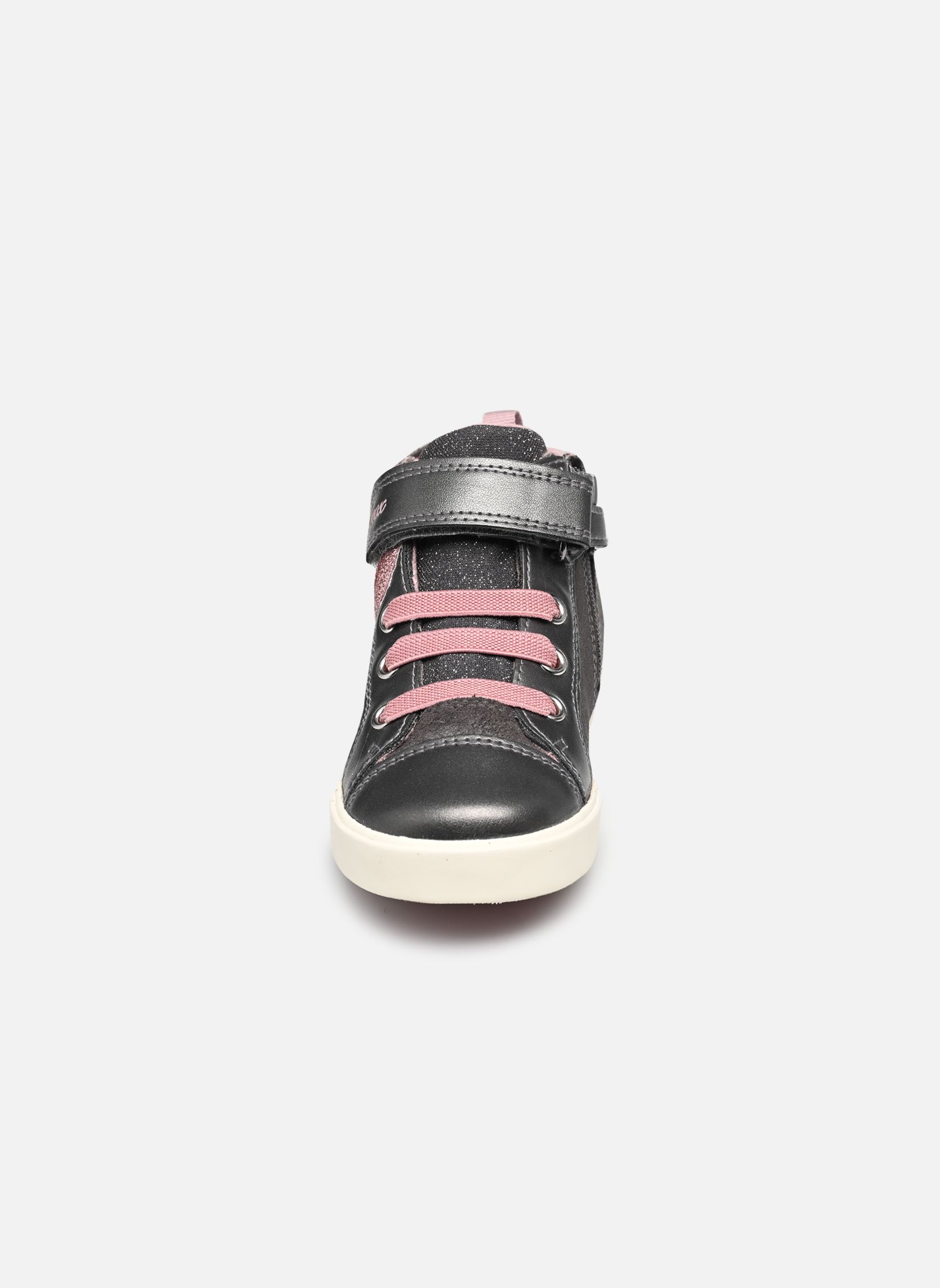 Knöchelhohe Sneaker B KILWI FILLE mädchen grau Geox Knöchelhohe Sneaker B KILWI FILLE mädchen grau DK GREY/LT ROSE