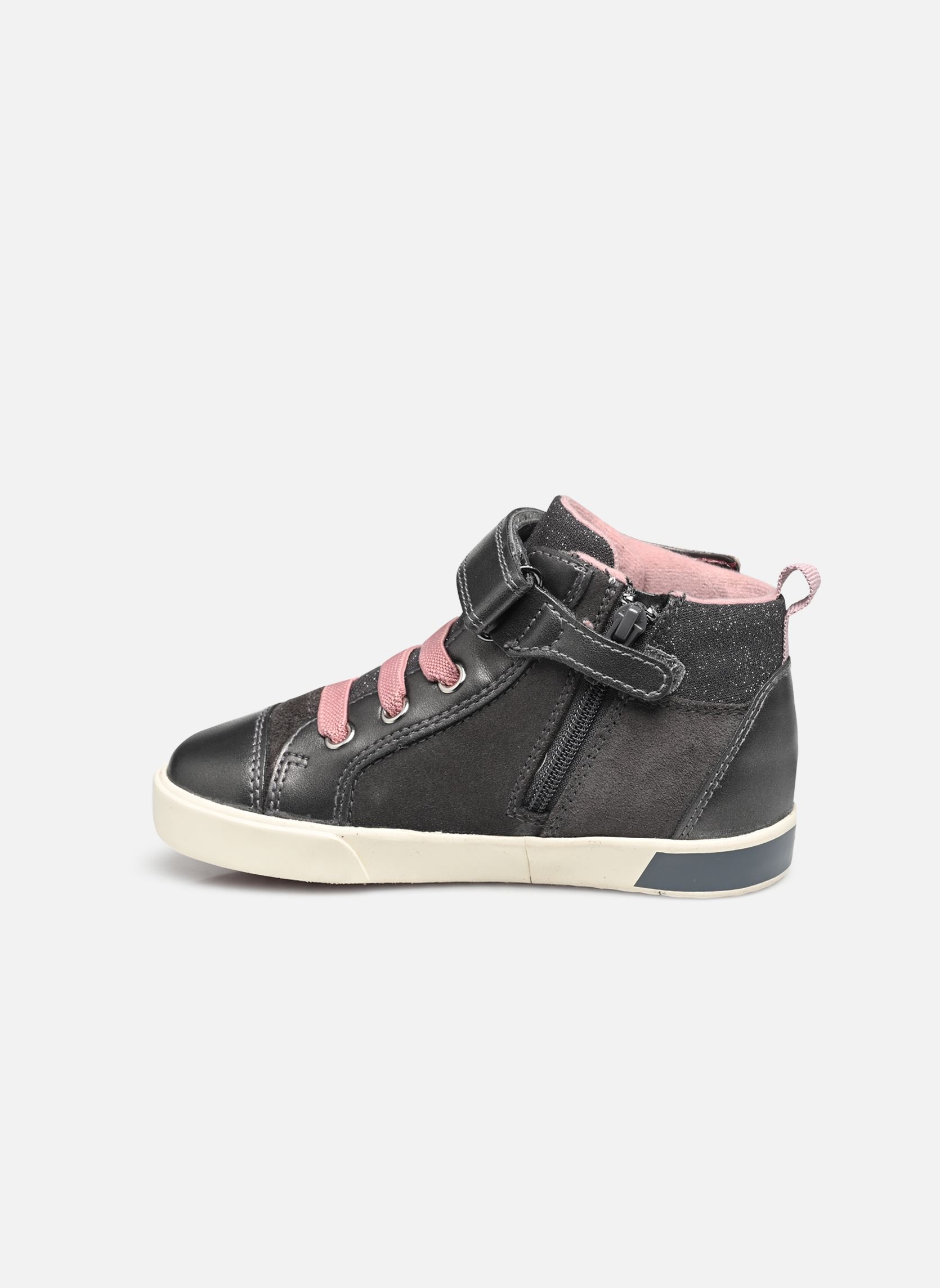 Knöchelhohe Sneaker B KILWI FILLE mädchen grau Geox Knöchelhohe Sneaker B KILWI FILLE mädchen grau DK GREY/LT ROSE
