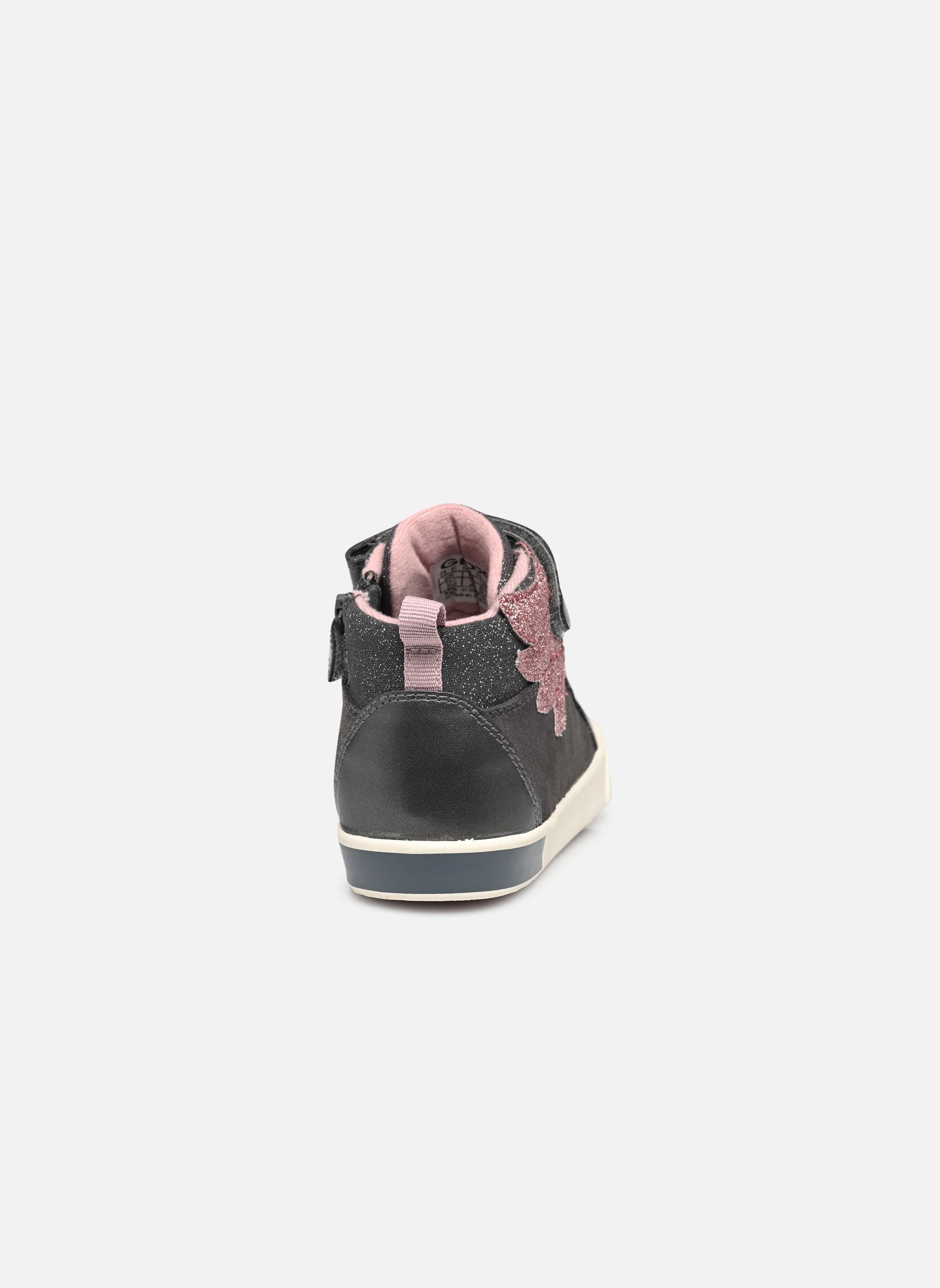 Knöchelhohe Sneaker B KILWI FILLE mädchen grau Geox Knöchelhohe Sneaker B KILWI FILLE mädchen grau DK GREY/LT ROSE