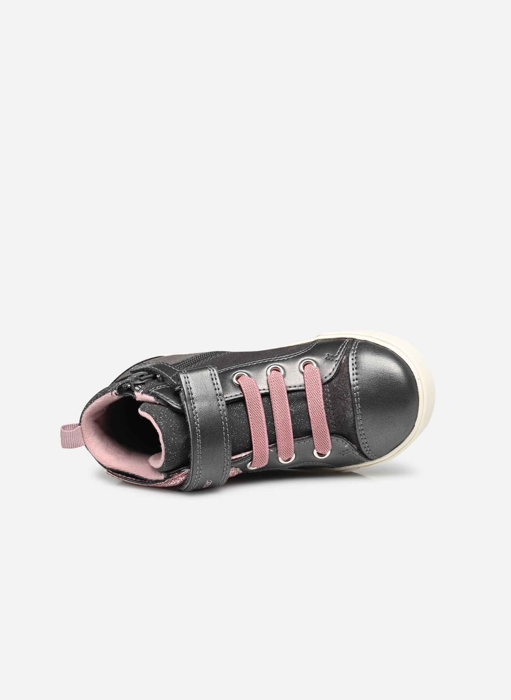 Knöchelhohe Sneaker B KILWI FILLE mädchen grau Geox Knöchelhohe Sneaker B KILWI FILLE mädchen grau DK GREY/LT ROSE