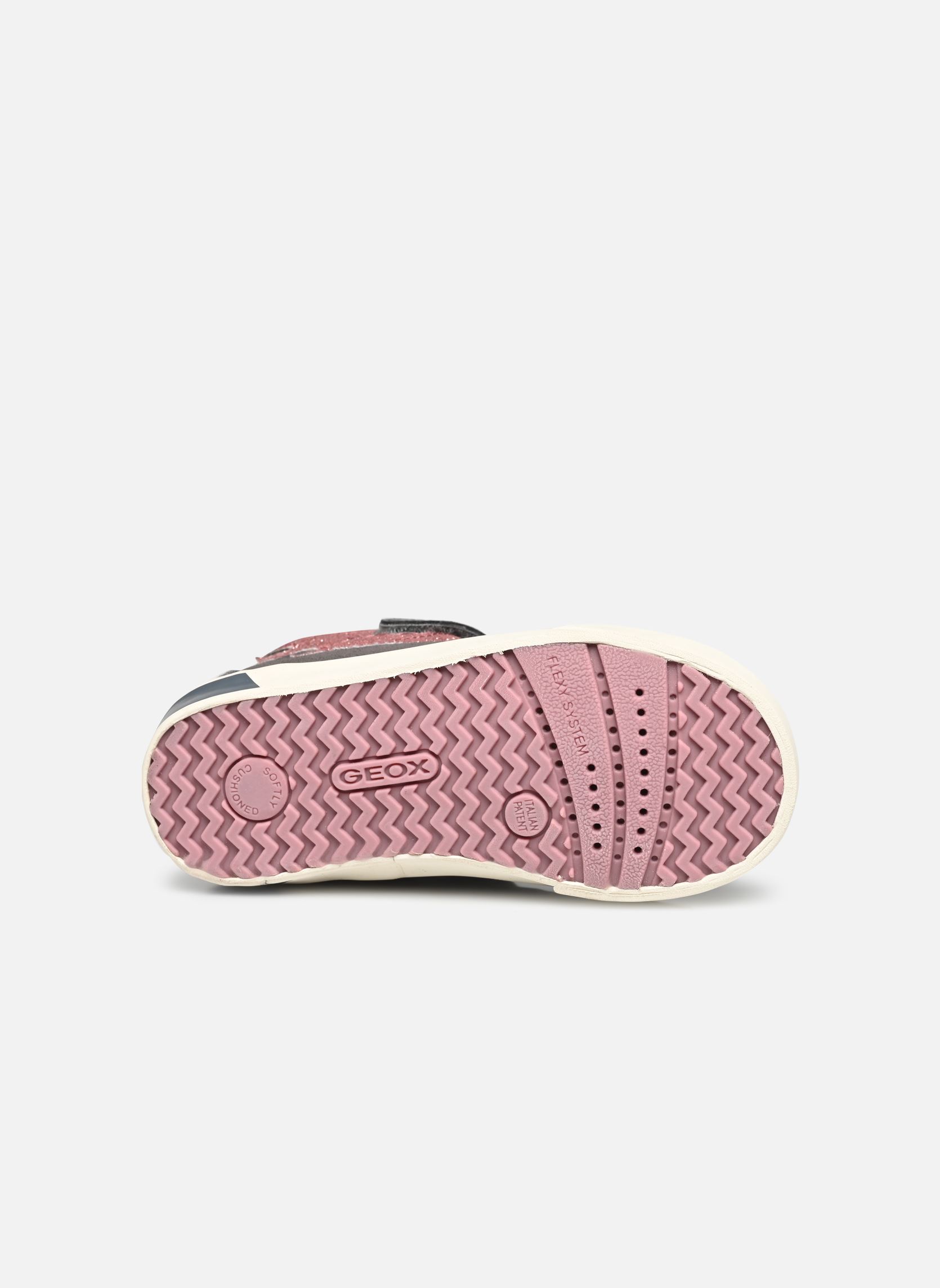 Knöchelhohe Sneaker B KILWI FILLE mädchen grau Geox Knöchelhohe Sneaker B KILWI FILLE mädchen grau DK GREY/LT ROSE