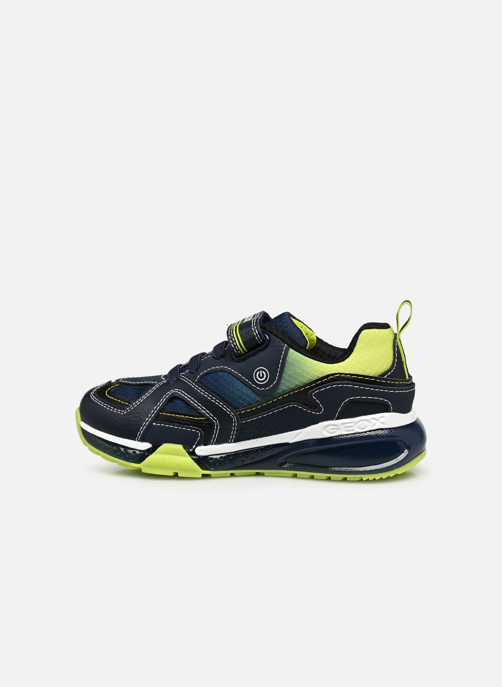 Niedrige Sneaker J BAYONYC LIGHTS jungen blau Geox Niedrige Sneaker J BAYONYC LIGHTS jungen blau Bleu Marine/Citron