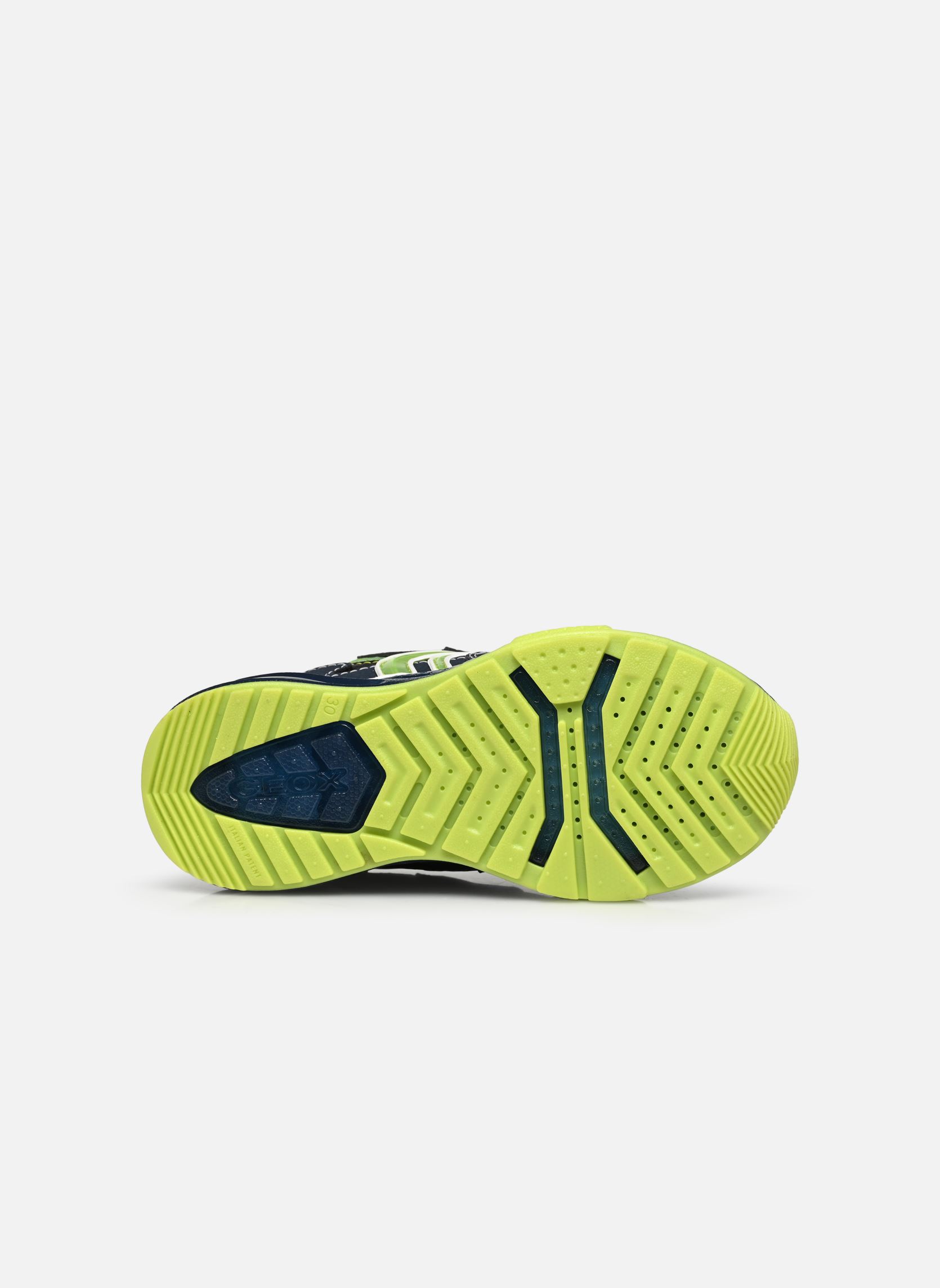 Niedrige Sneaker J BAYONYC LIGHTS jungen blau Geox Niedrige Sneaker J BAYONYC LIGHTS jungen blau Bleu Marine/Citron