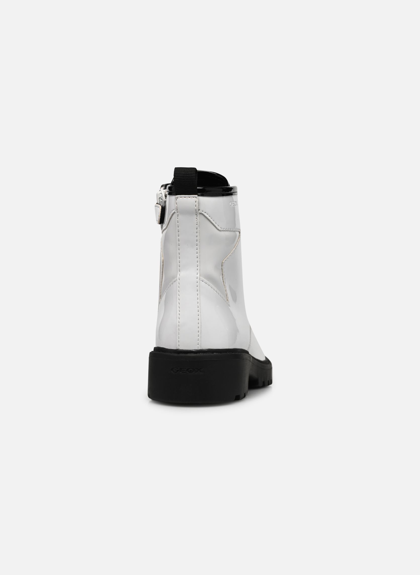 Stiefeletten / Ankle Boots J Casey Girl B mädchen weiß Geox Stiefeletten / Ankle Boots J Casey Girl B mädchen weiß Blanc / Noir