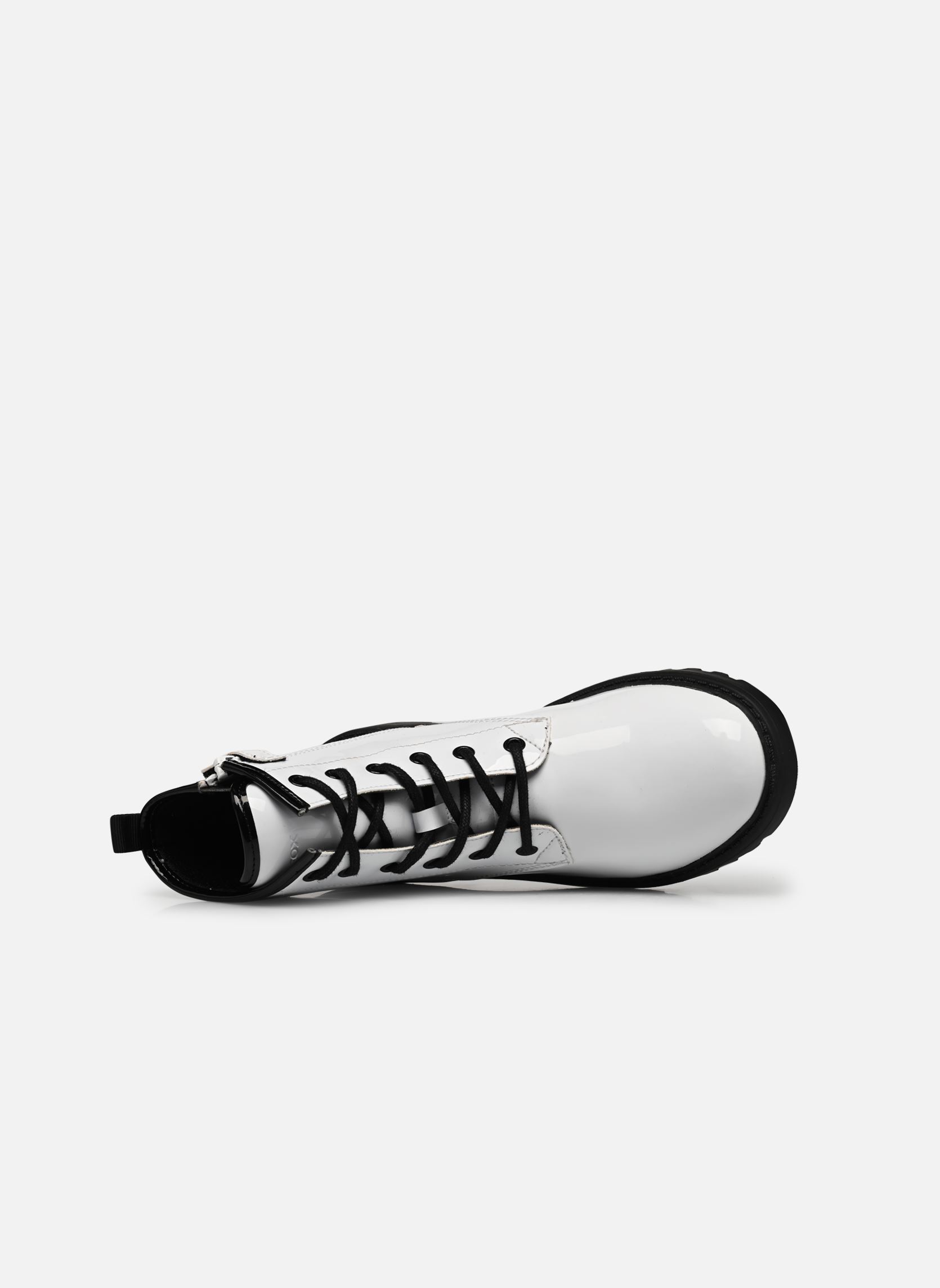 Stiefeletten / Ankle Boots J Casey Girl B mädchen weiß Geox Stiefeletten / Ankle Boots J Casey Girl B mädchen weiß Blanc / Noir